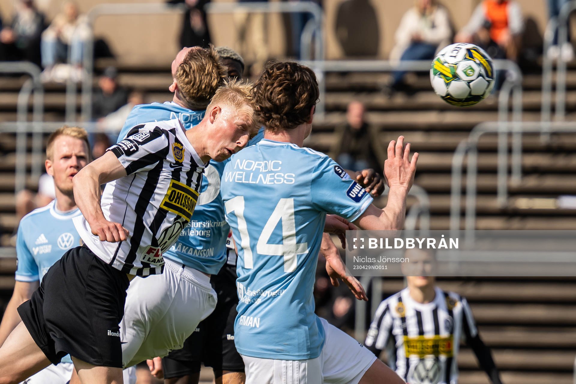 Landskronas Melker Widell nicka in 1-0