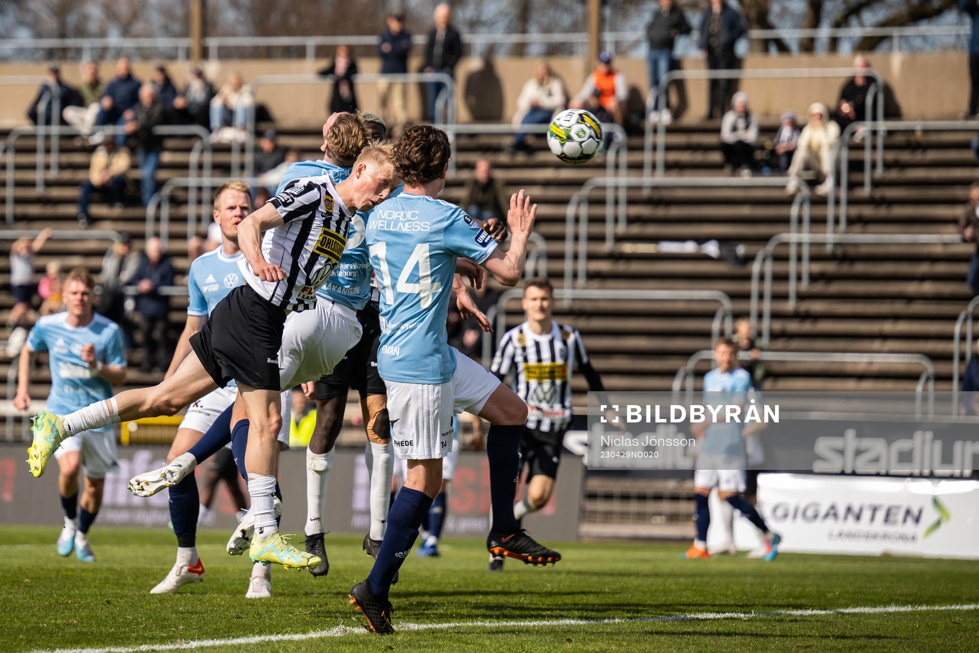 Landskronas Melker Widell nicka in 1-0