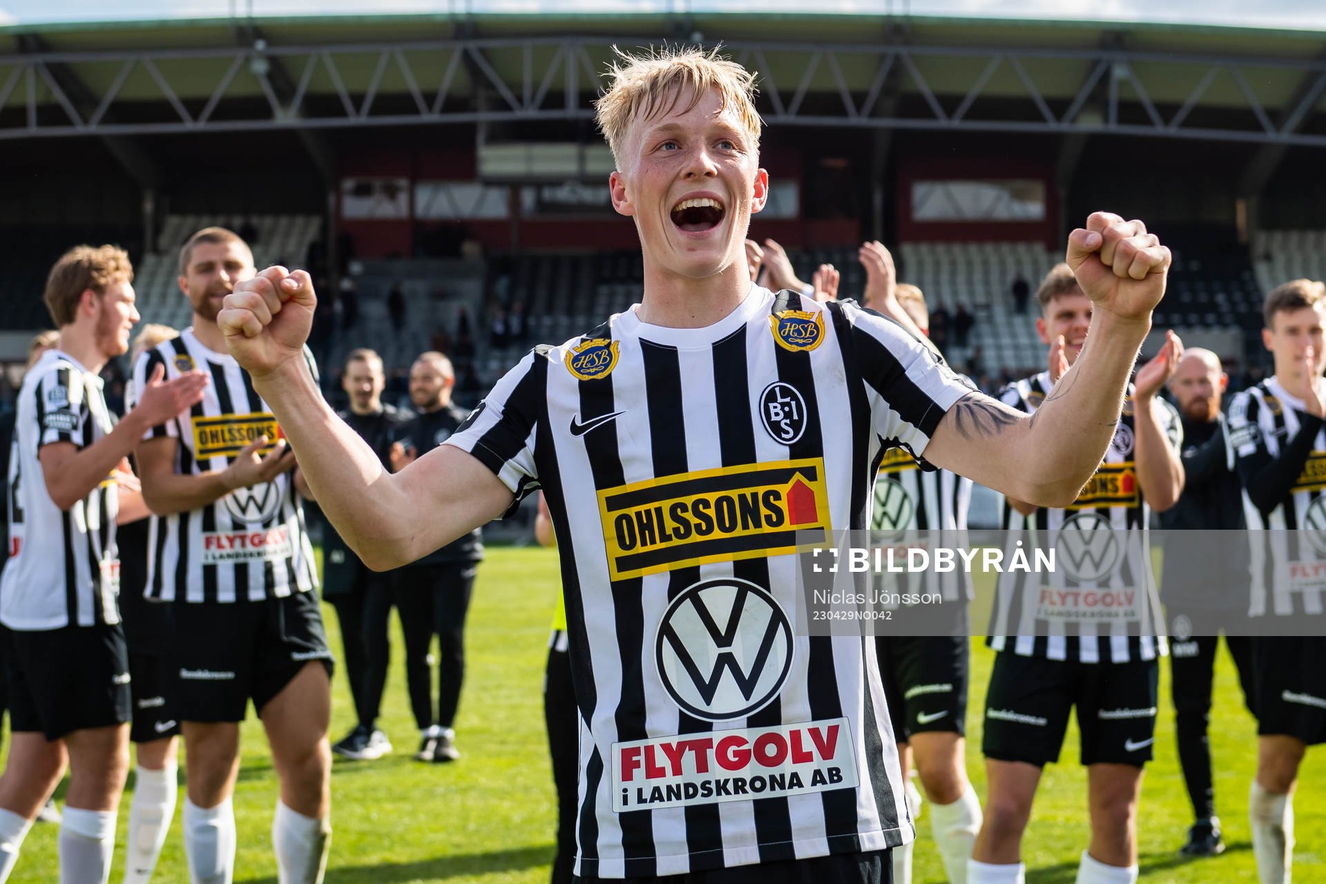Landskronas Melker Widell jublar
