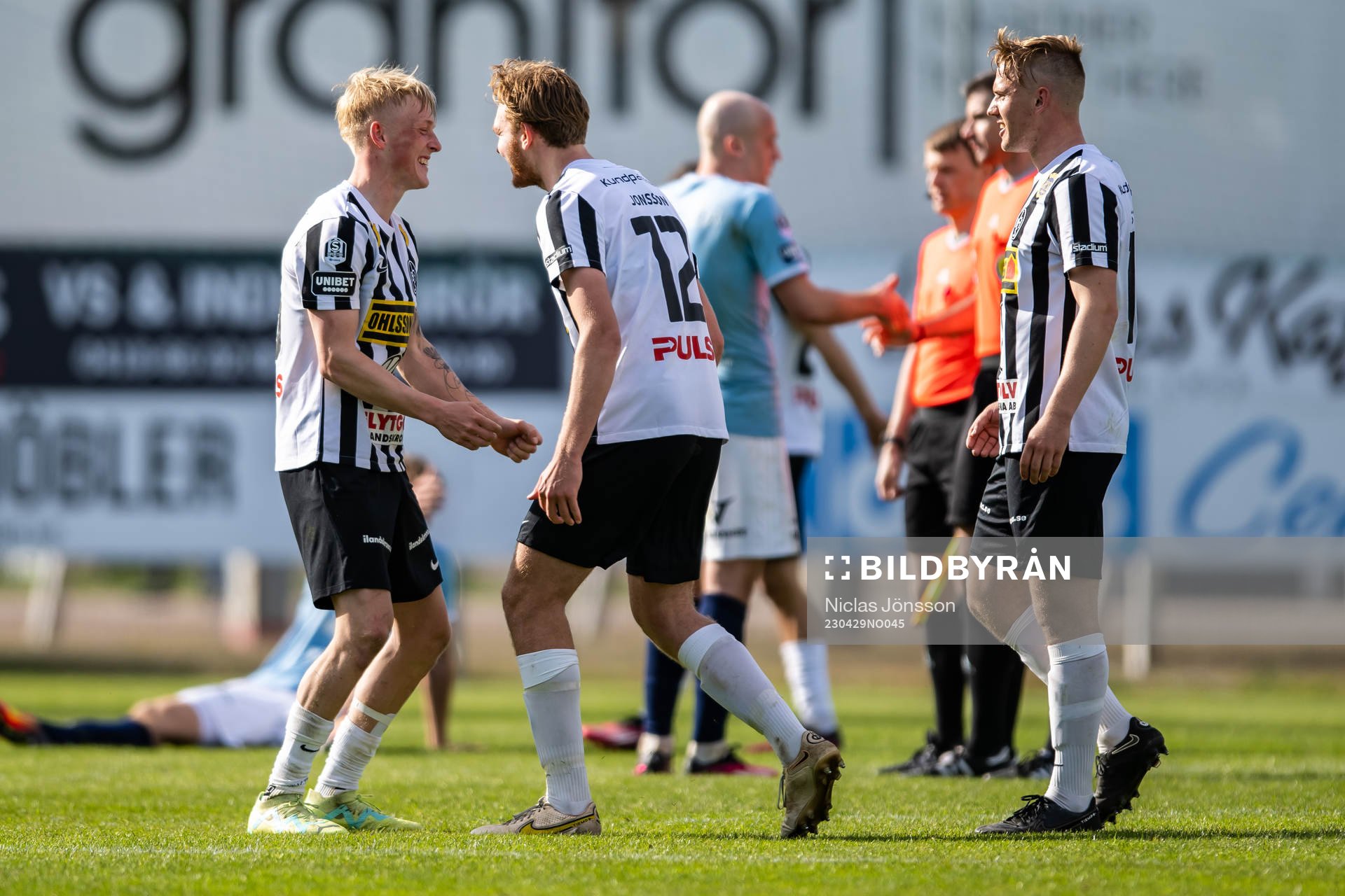 Landskronas Melker Widell, Melker Jonsson  och Jesper Strid