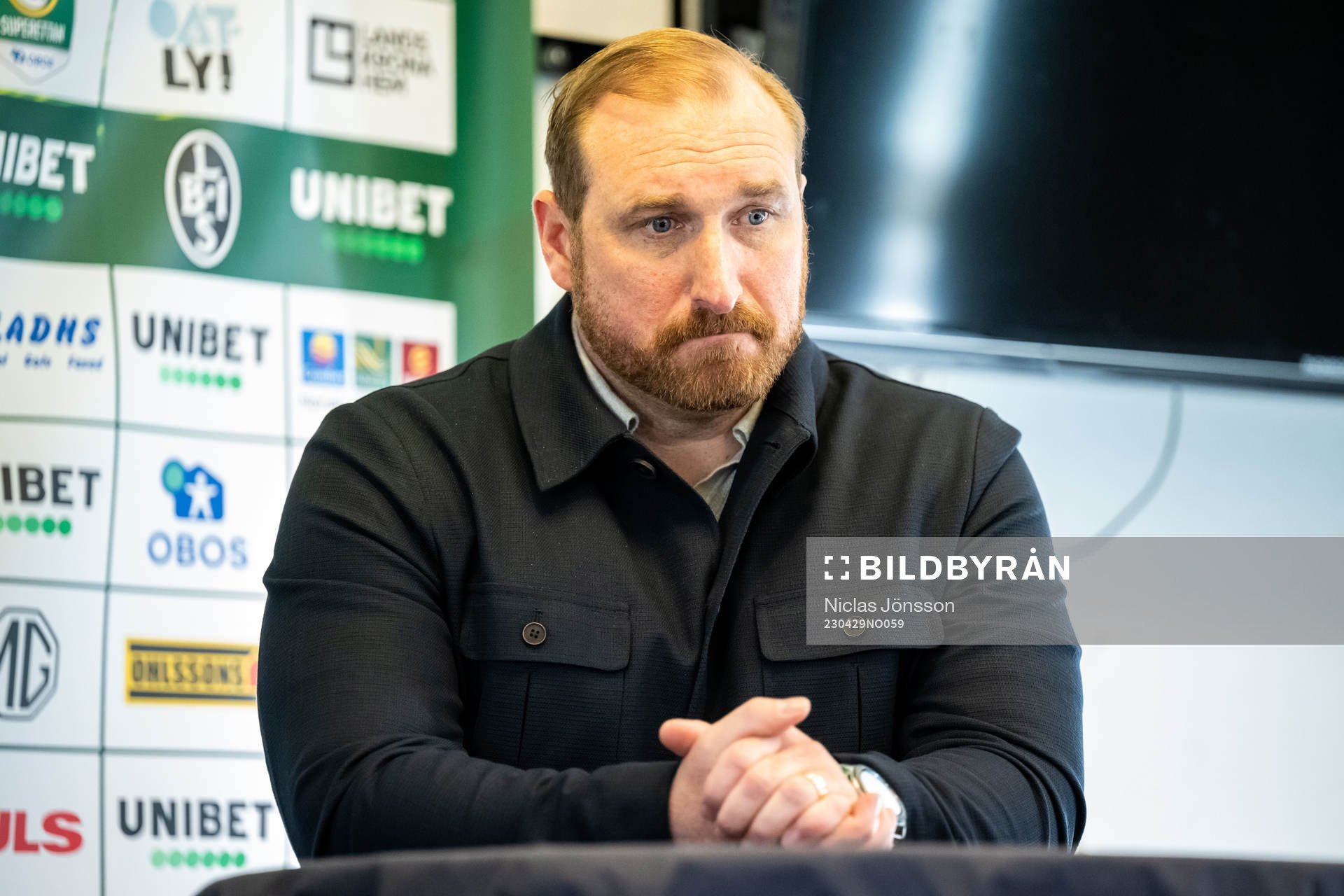 Gefles tränare Mikael Bengtsson