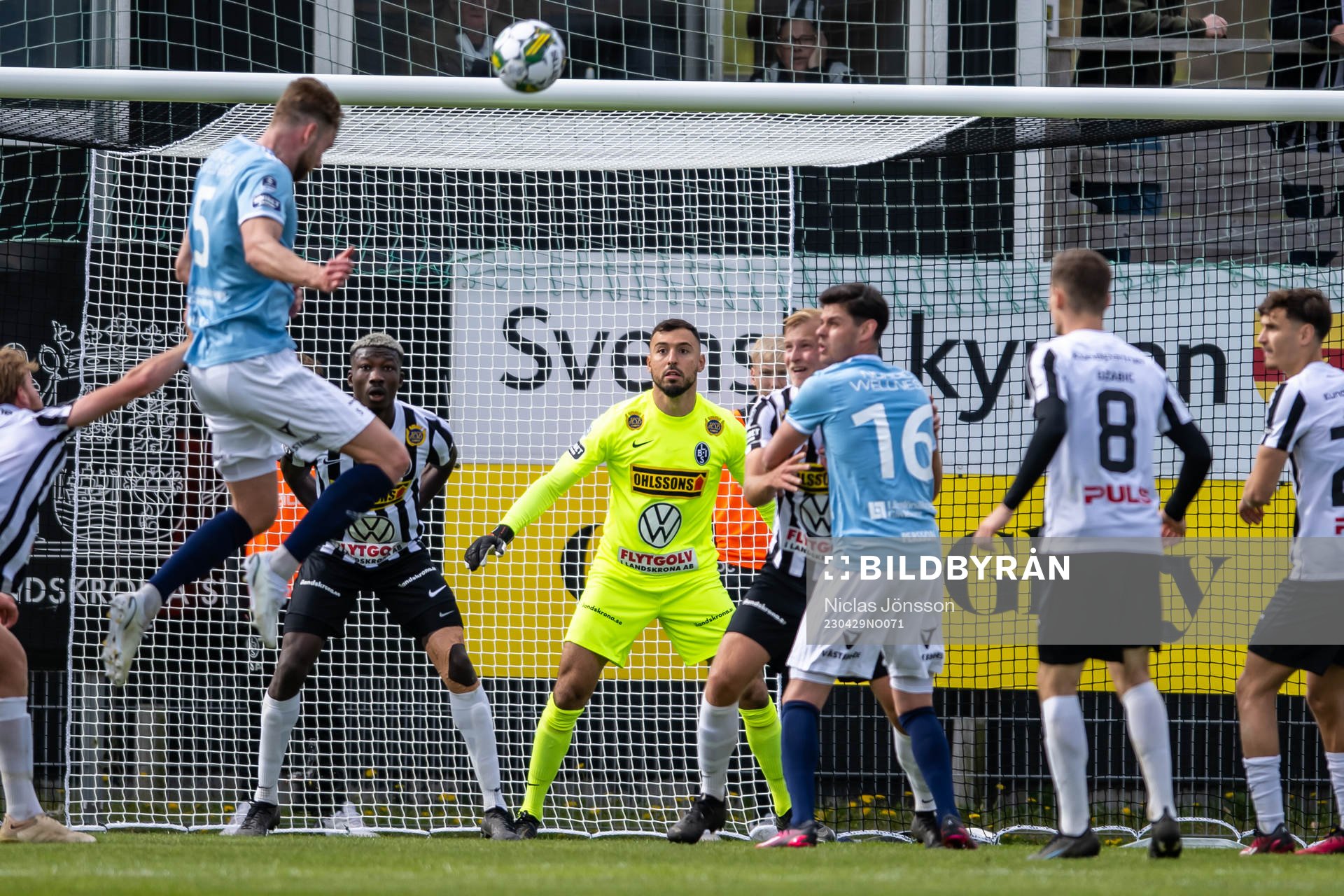 Landskronas målvakt Amr Kaddoura