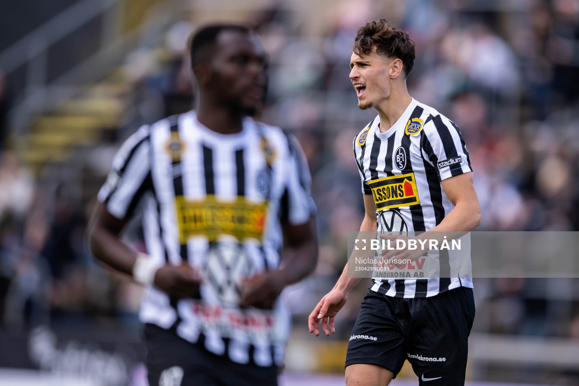 Landskronas Camil Jebara reagerar