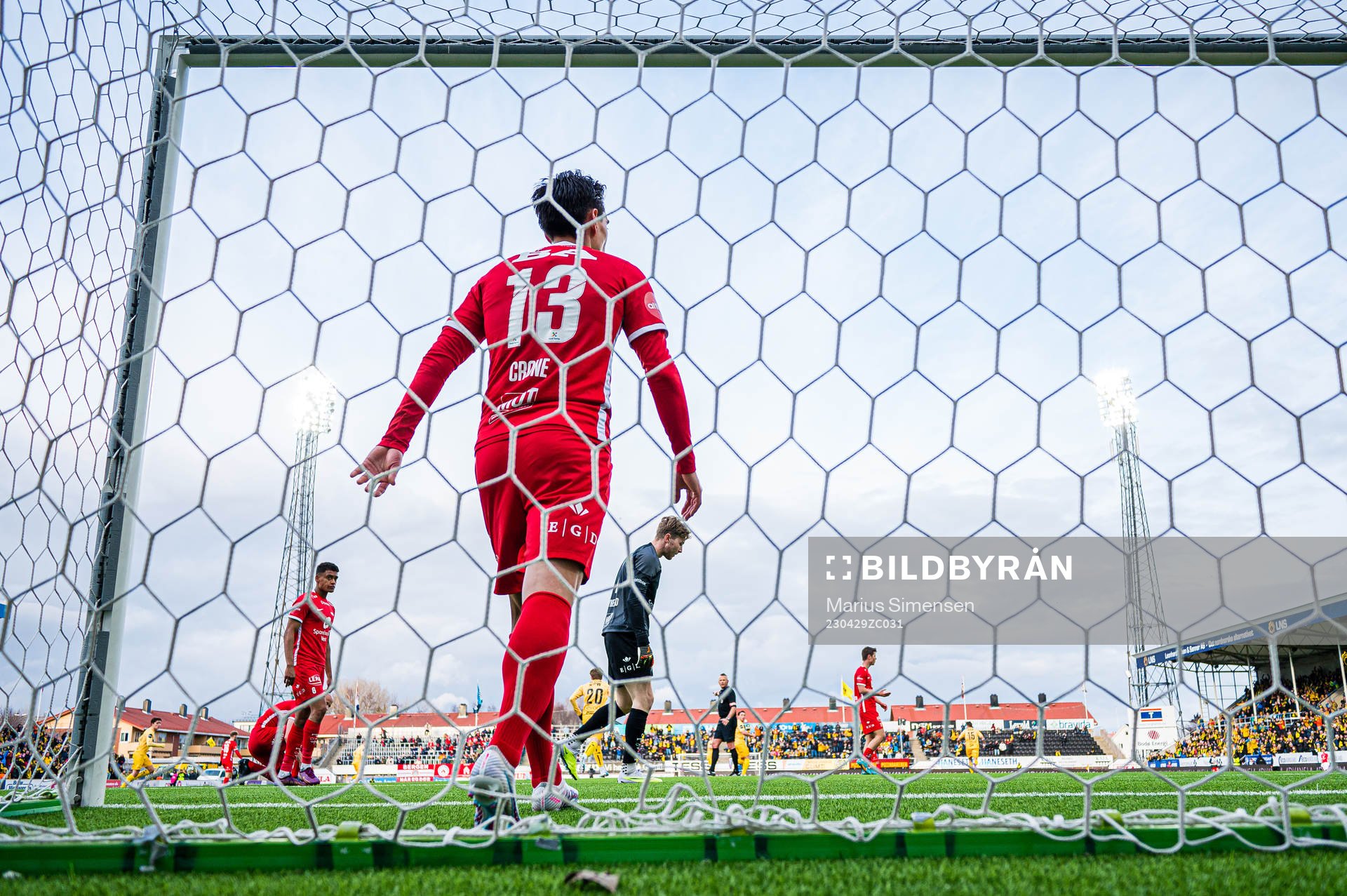Svenn Crone and Mathias Dyngeland of Brann looks dejected