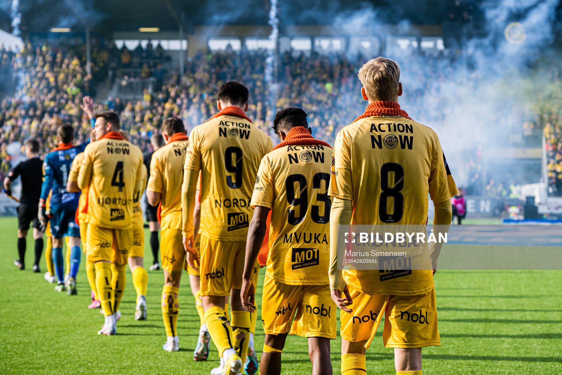 Joel Mugisha and Albert Grønbæk of Bodø/Glimt