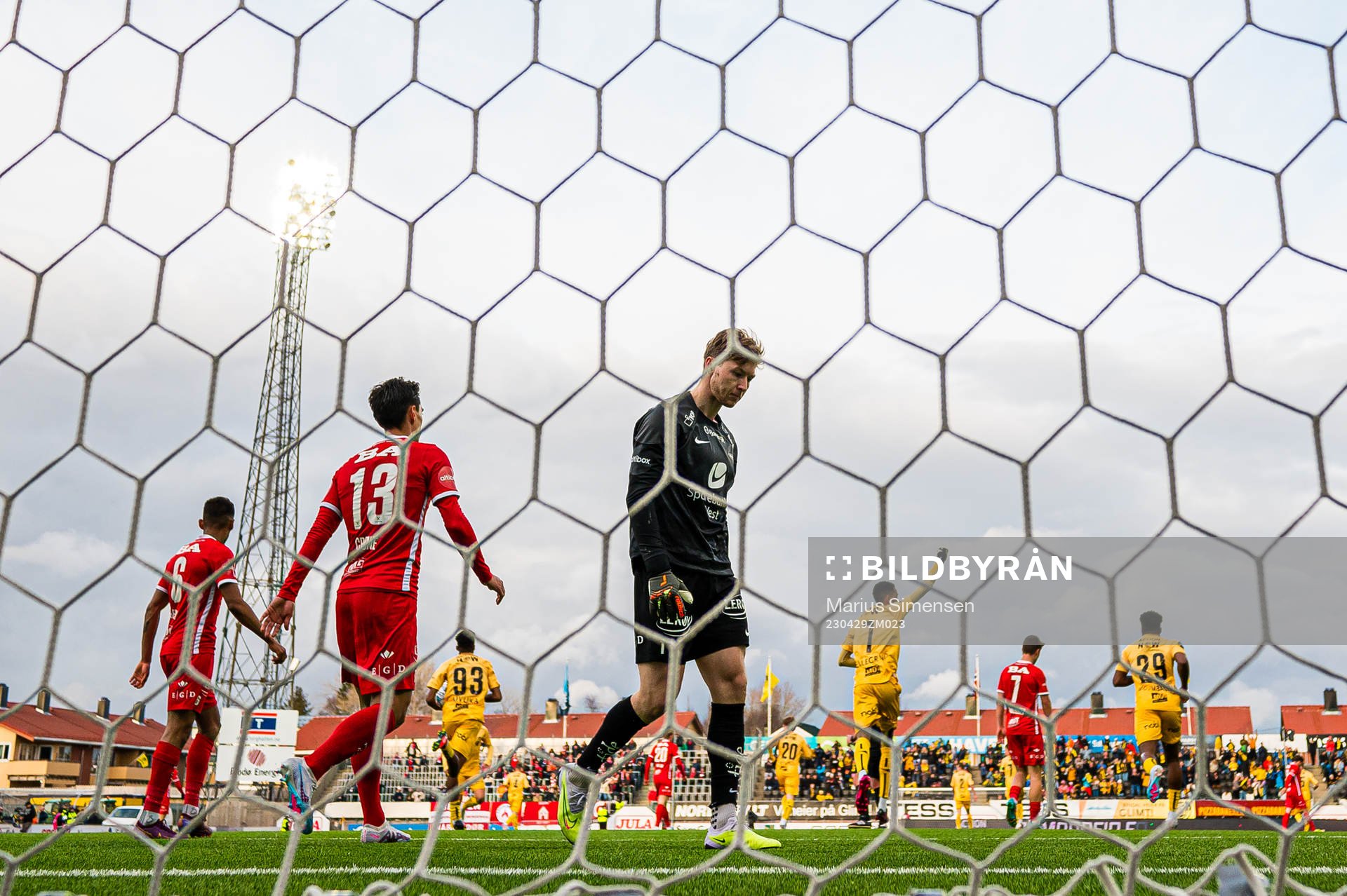 Svenn Crone and Mathias Dyngeland of Brann looks dejected