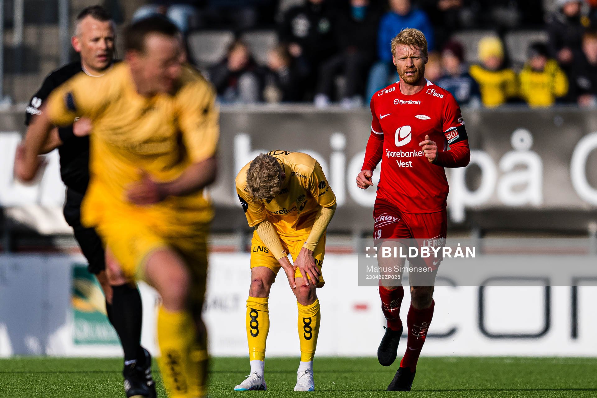 Albert Grønbæk of Bodø/Glimt in pain
