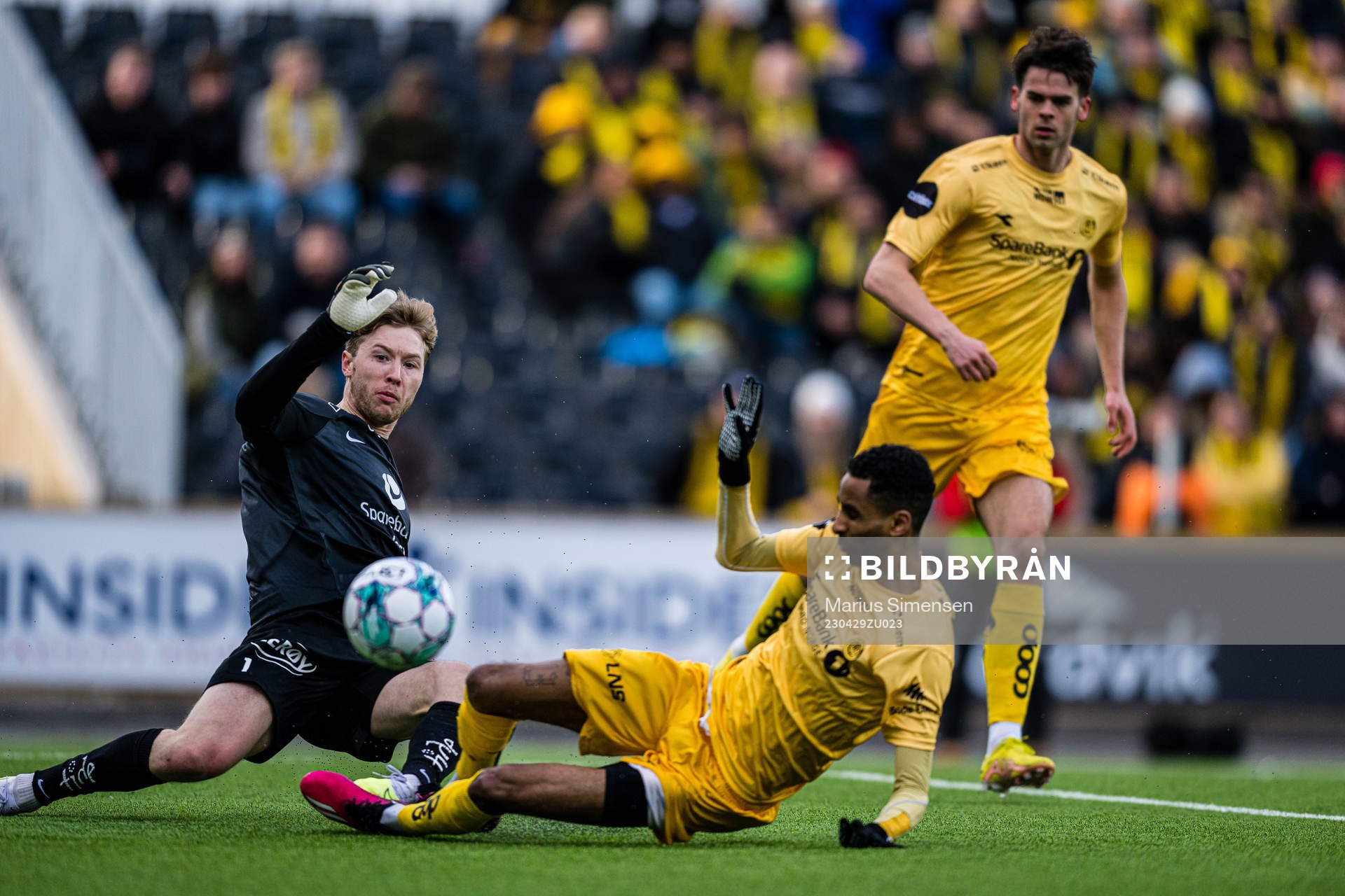 Mathias Dyngeland of Brann and Amahl Pellegrino of
