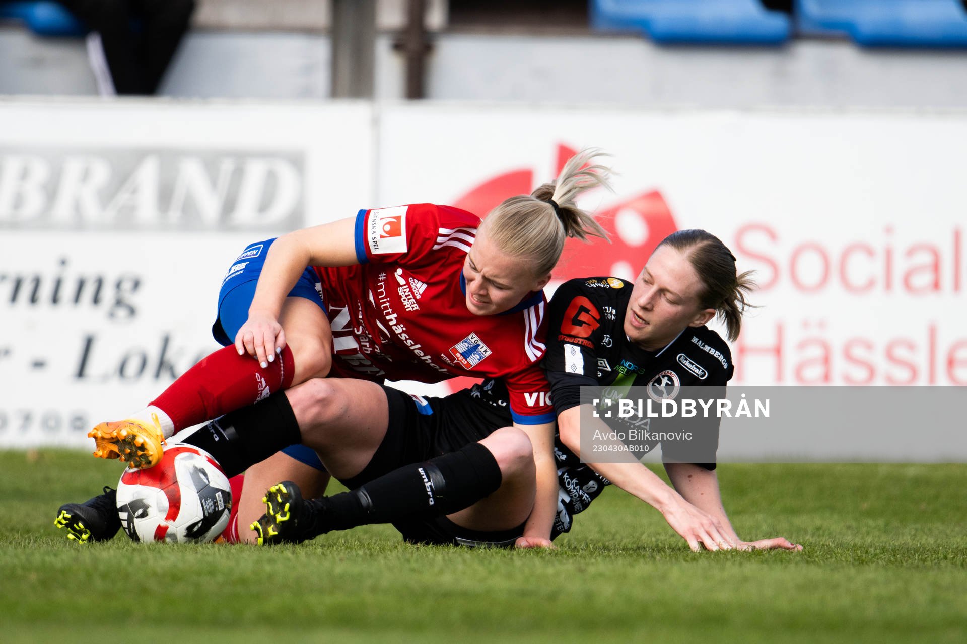 Vittsjös Jutta Rantala och Örebros Audrey Harding