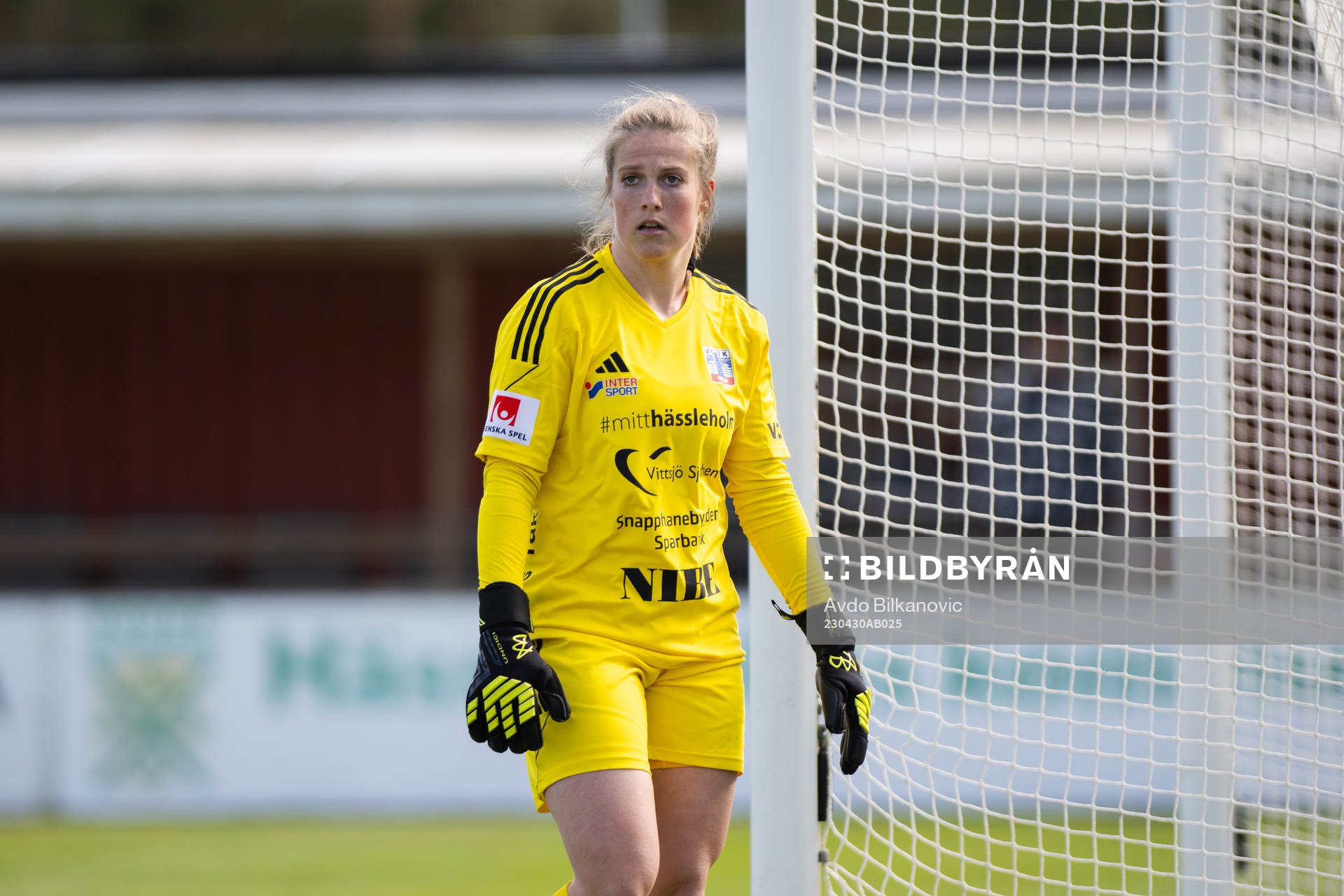 Vittsjös målvakt Elaine Margret Burdett