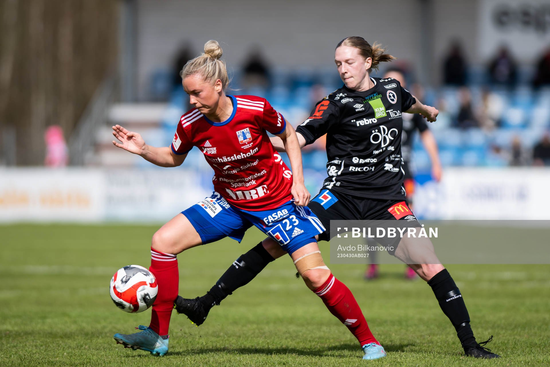 Vittsjös Kajsa Lind och Örebros Audrey Harding