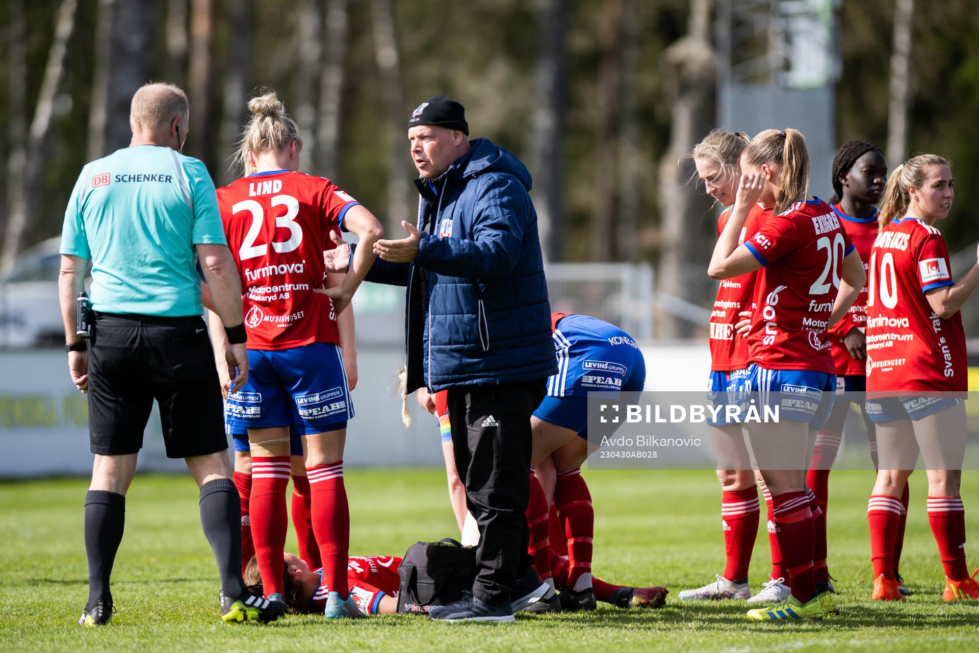 Vittsjös Elisabet Klinga liger skadad