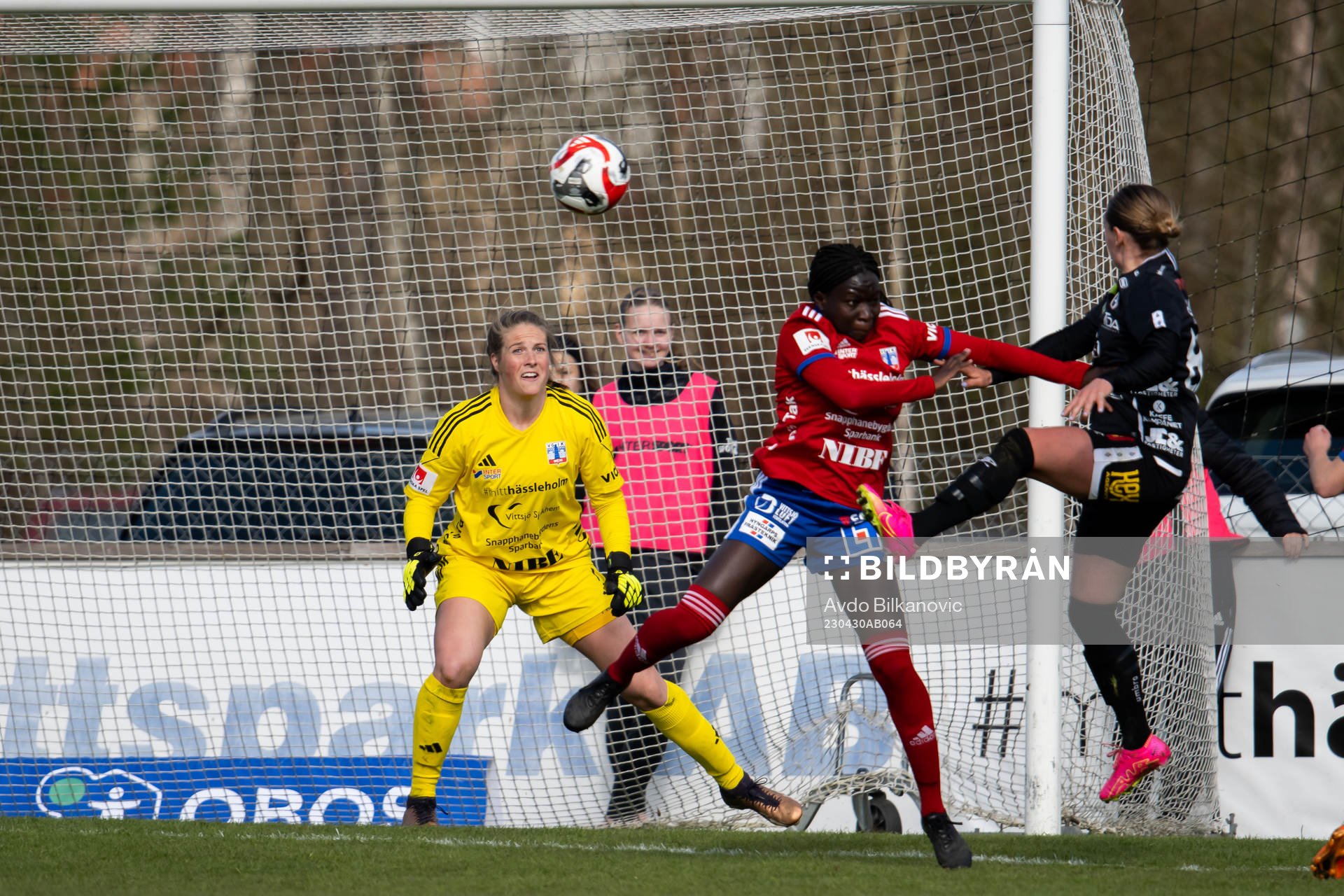 Vittsjös målvakt Elaine Margret Burdett