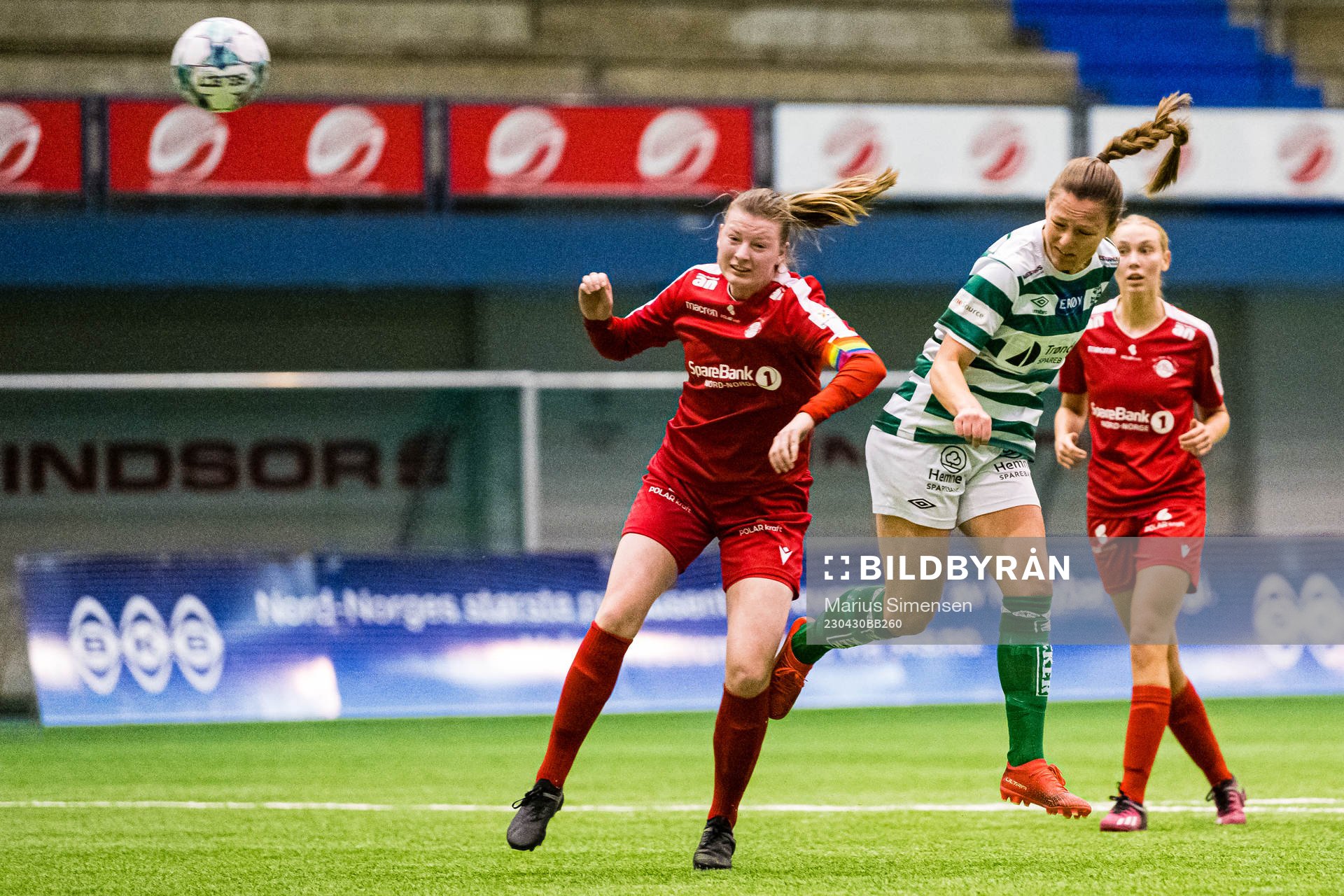 Cecilie Falch of Grand Bodø and Maren Volden Snekvik of