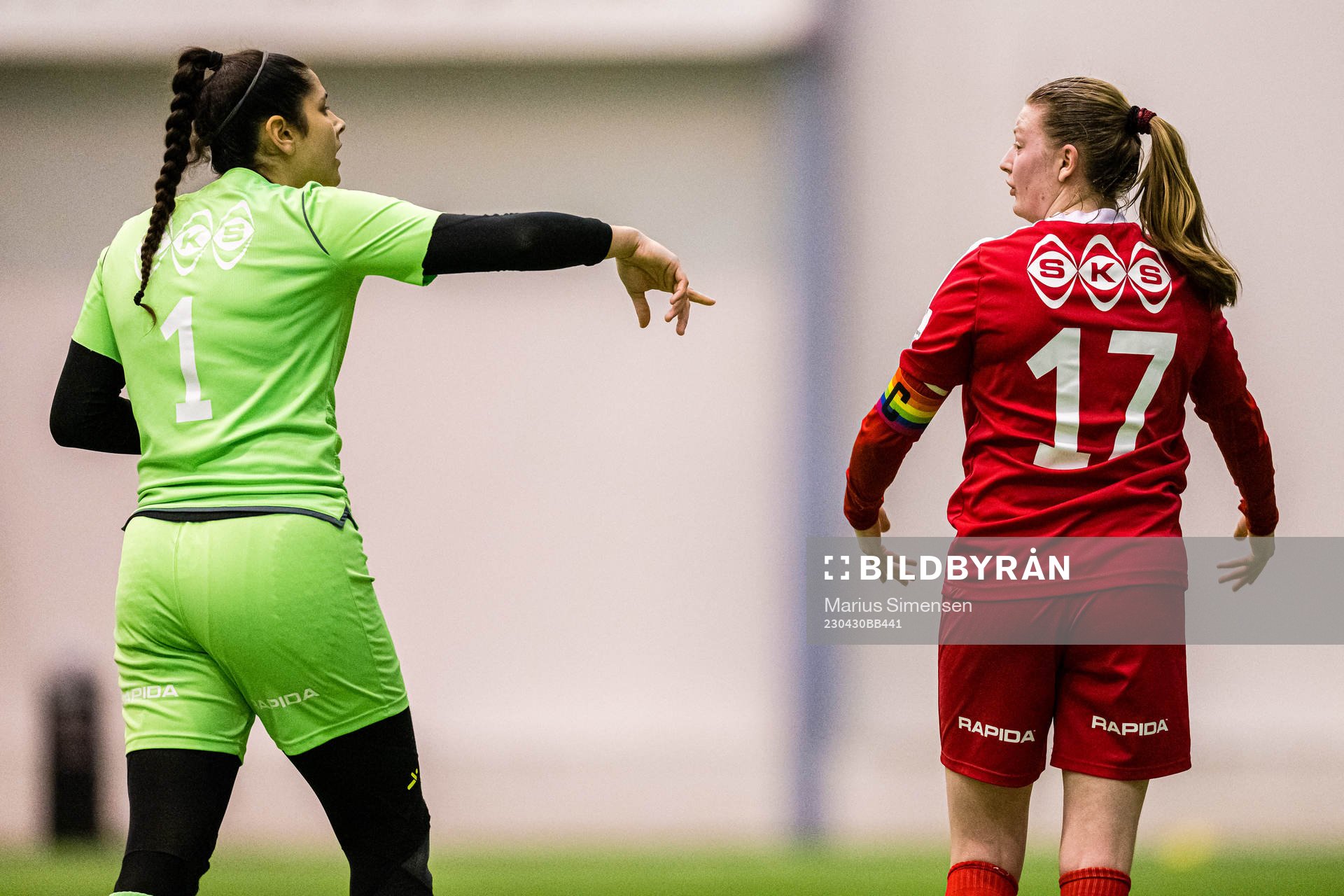 Sydney Elizabeth Martinez and Cecilie Falch of Grand Bodø