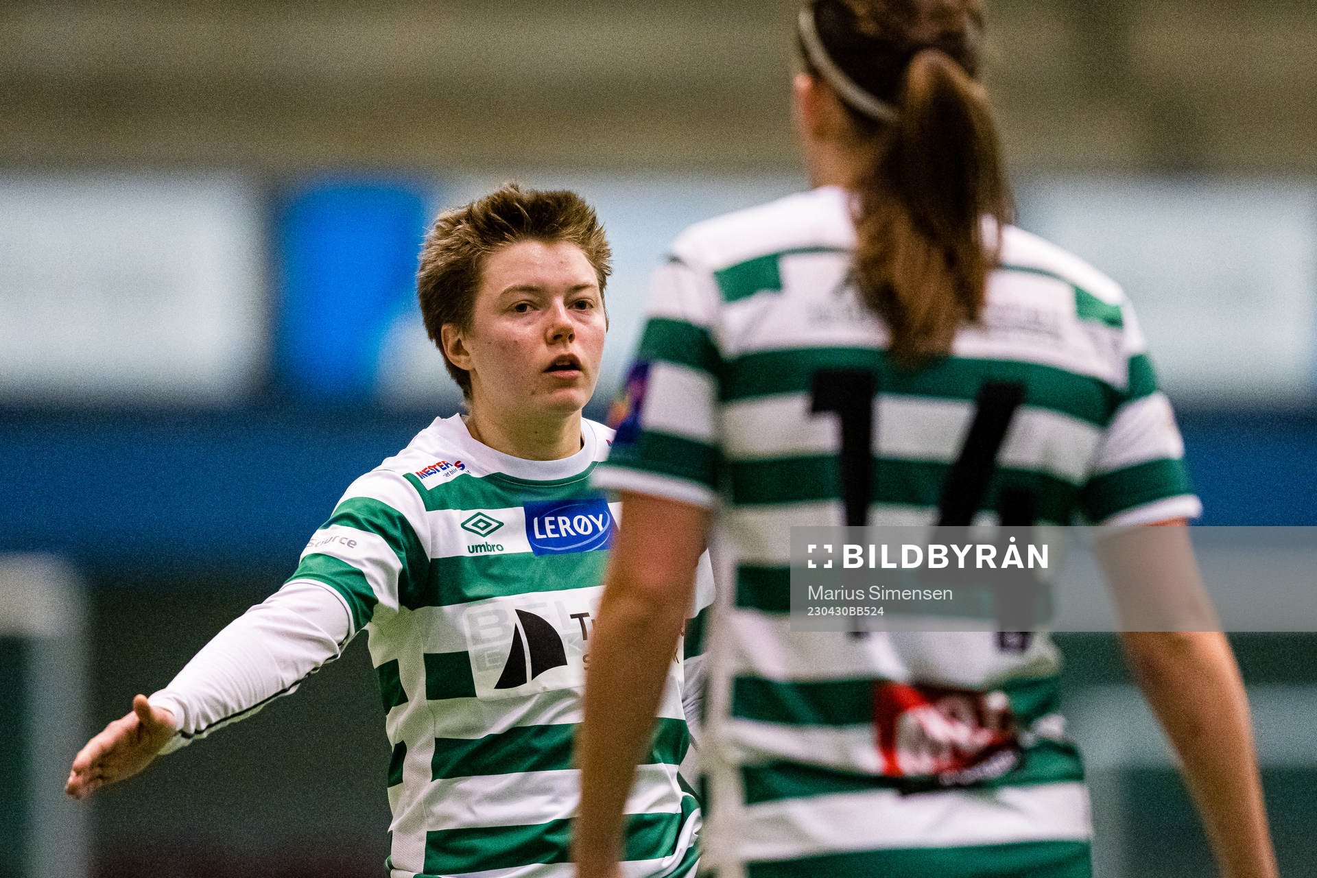 Eivor Grindeland of KIL/Hemne during the 1. division football match between Grand Bodø and KIL/Hemne on April 30, 2023 in Bodø.