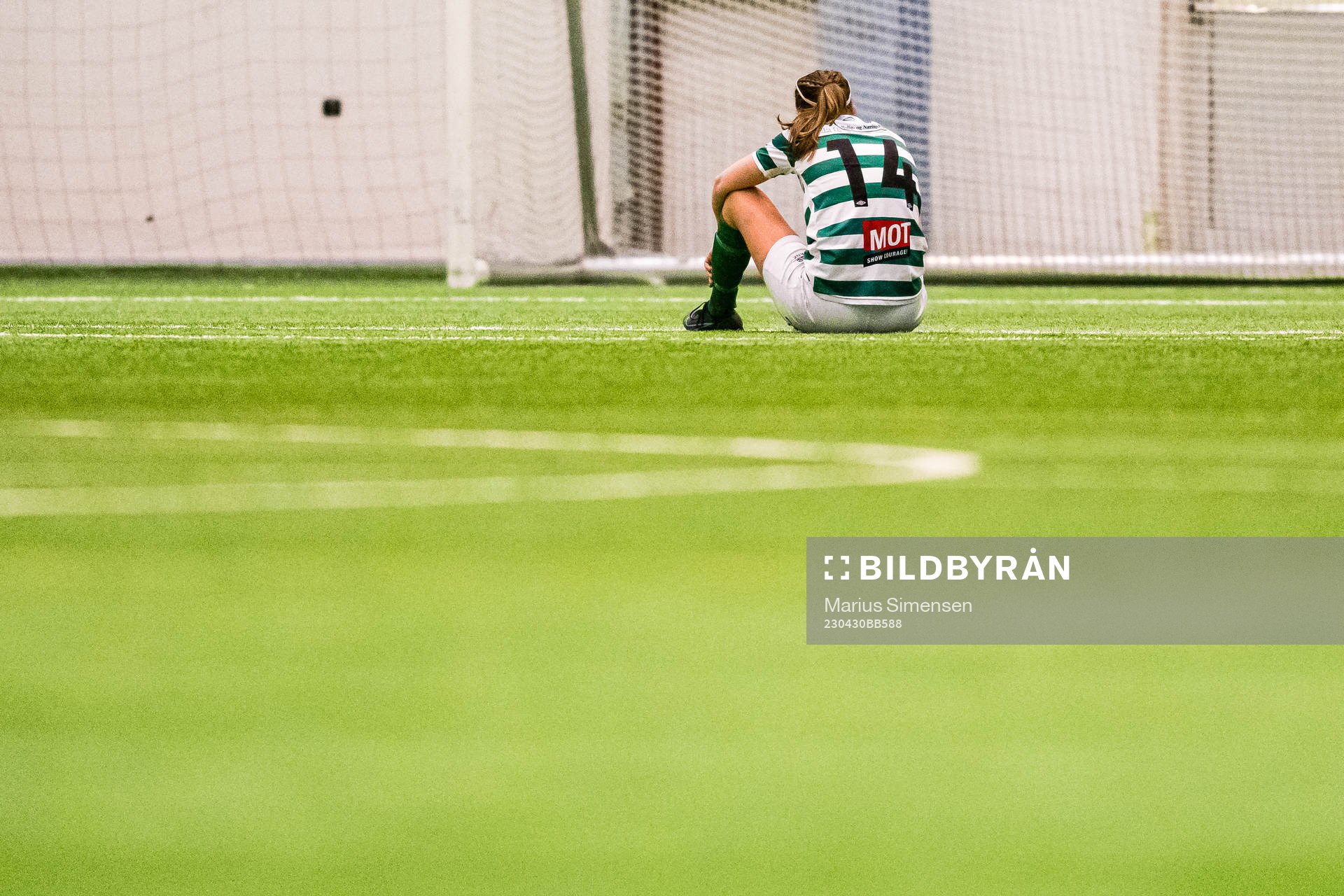 Sigrid Bloch-Hansen of KIL/Hemne looks dejected