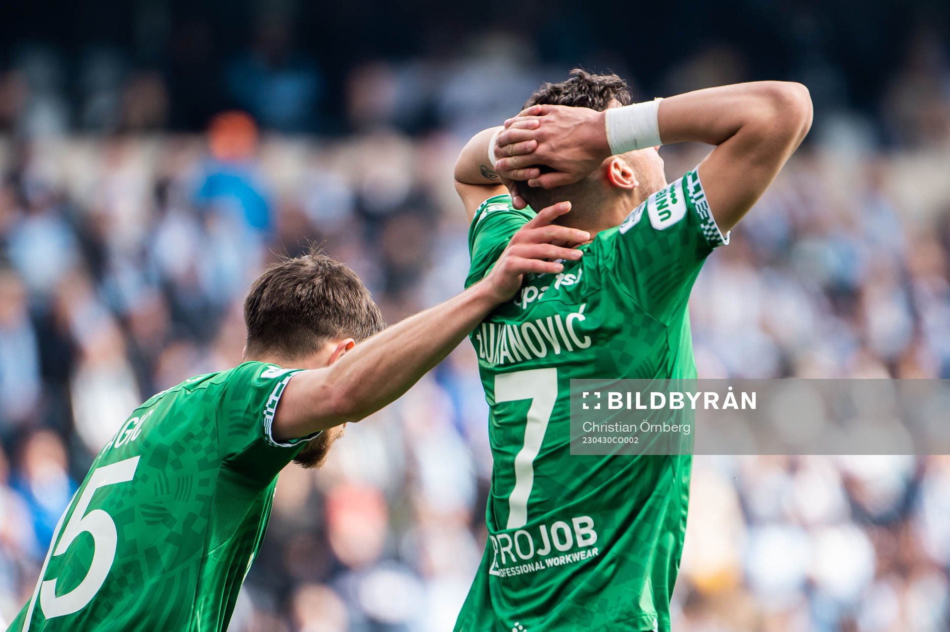 Hammarbys Viktor Djukanovic deppar