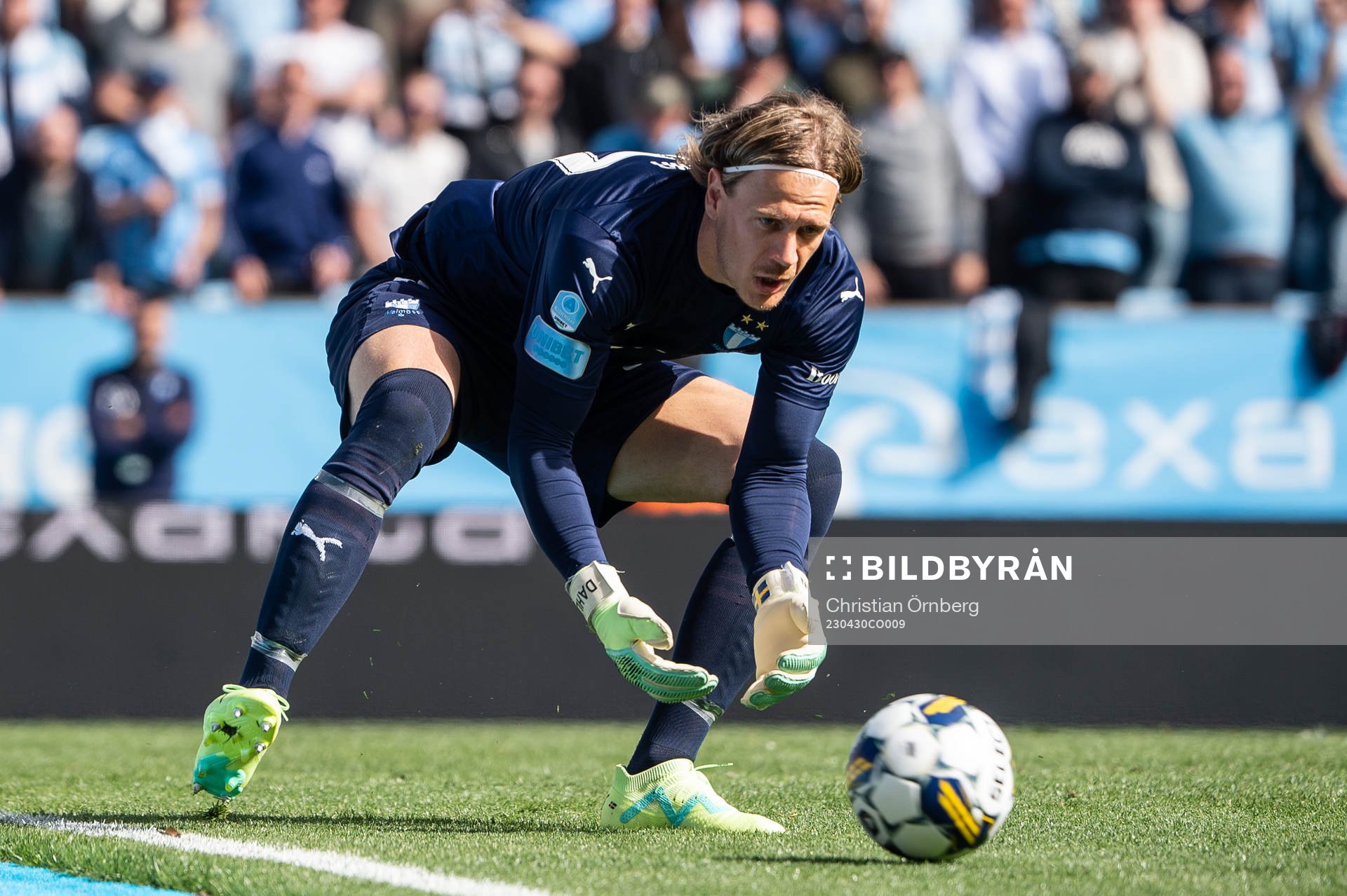 Malmö FFs målvakt Johan Dahlin
