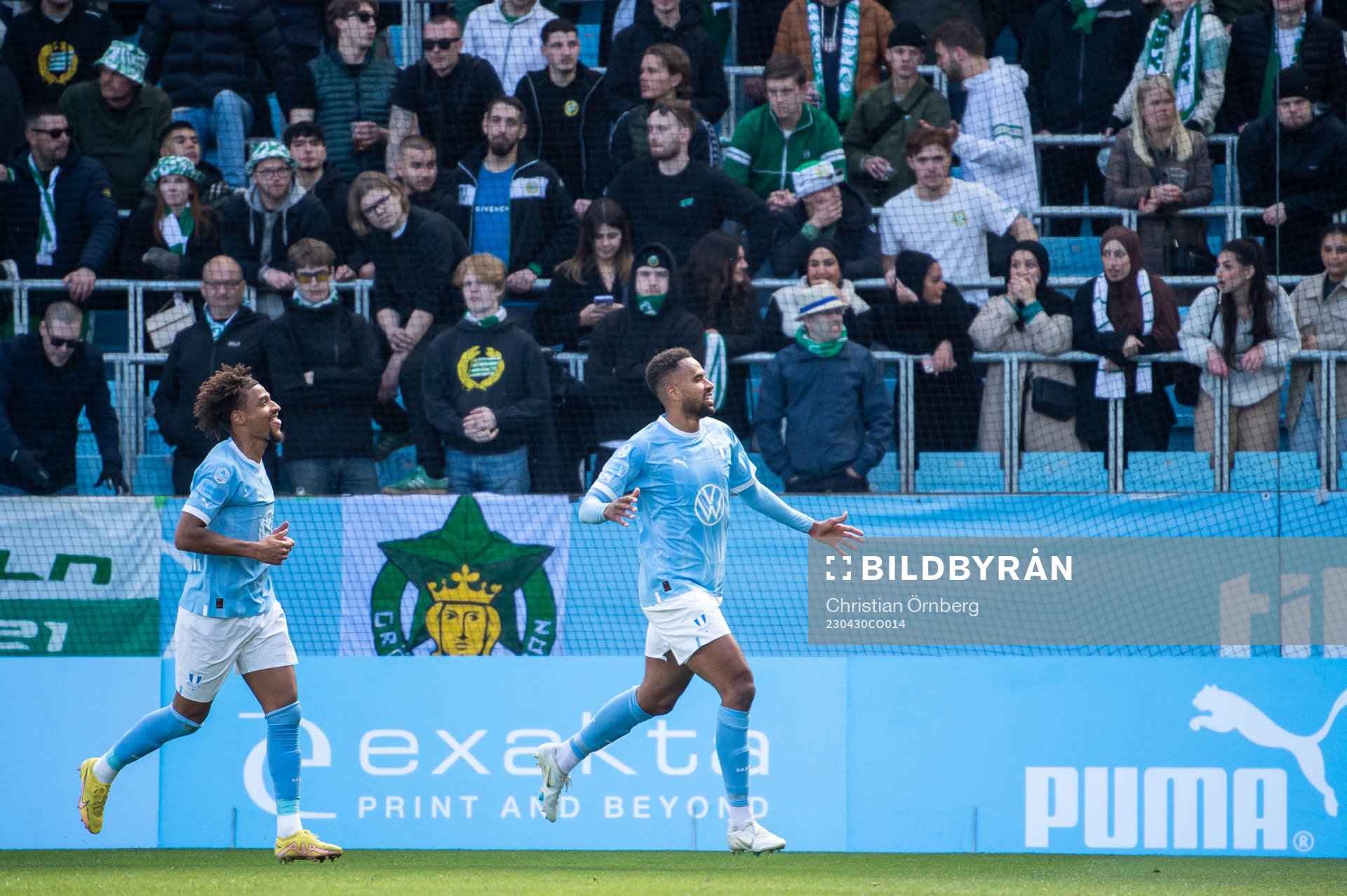 Malmö FFs Isaac Kiese Thelin jublar