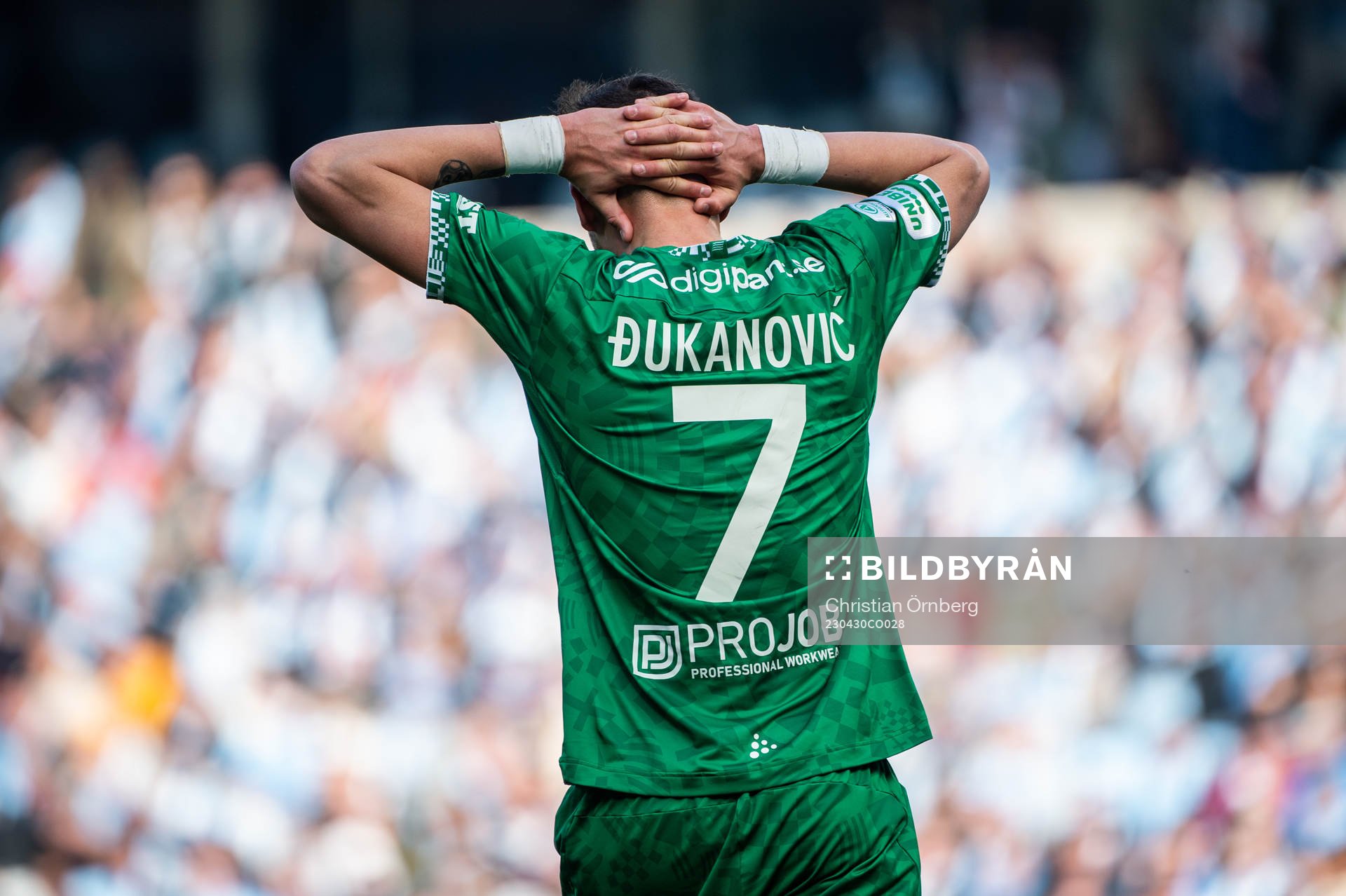 Hammarbys Viktor Djukanovic deppar