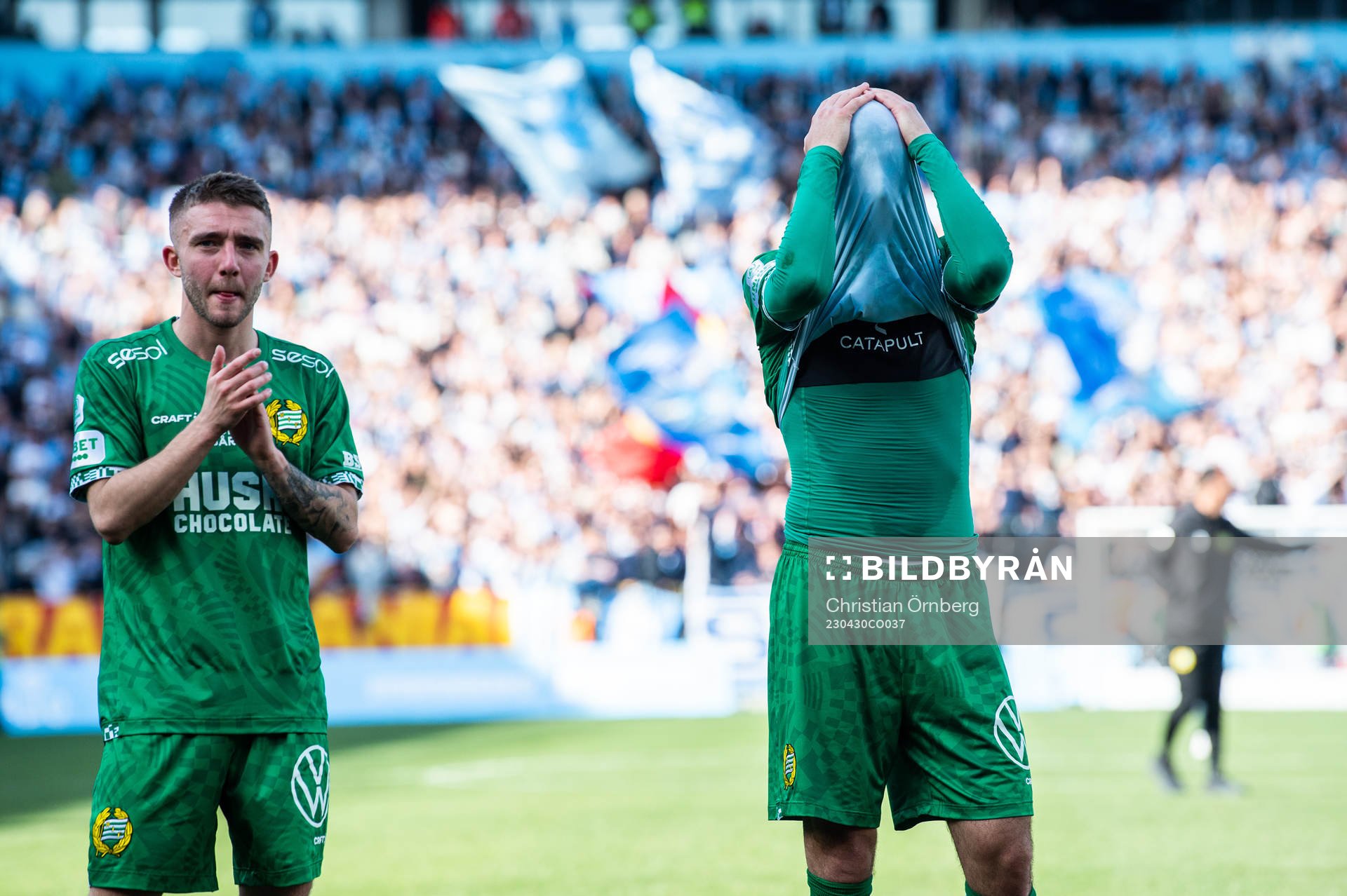 Hammarbys spelare deppar