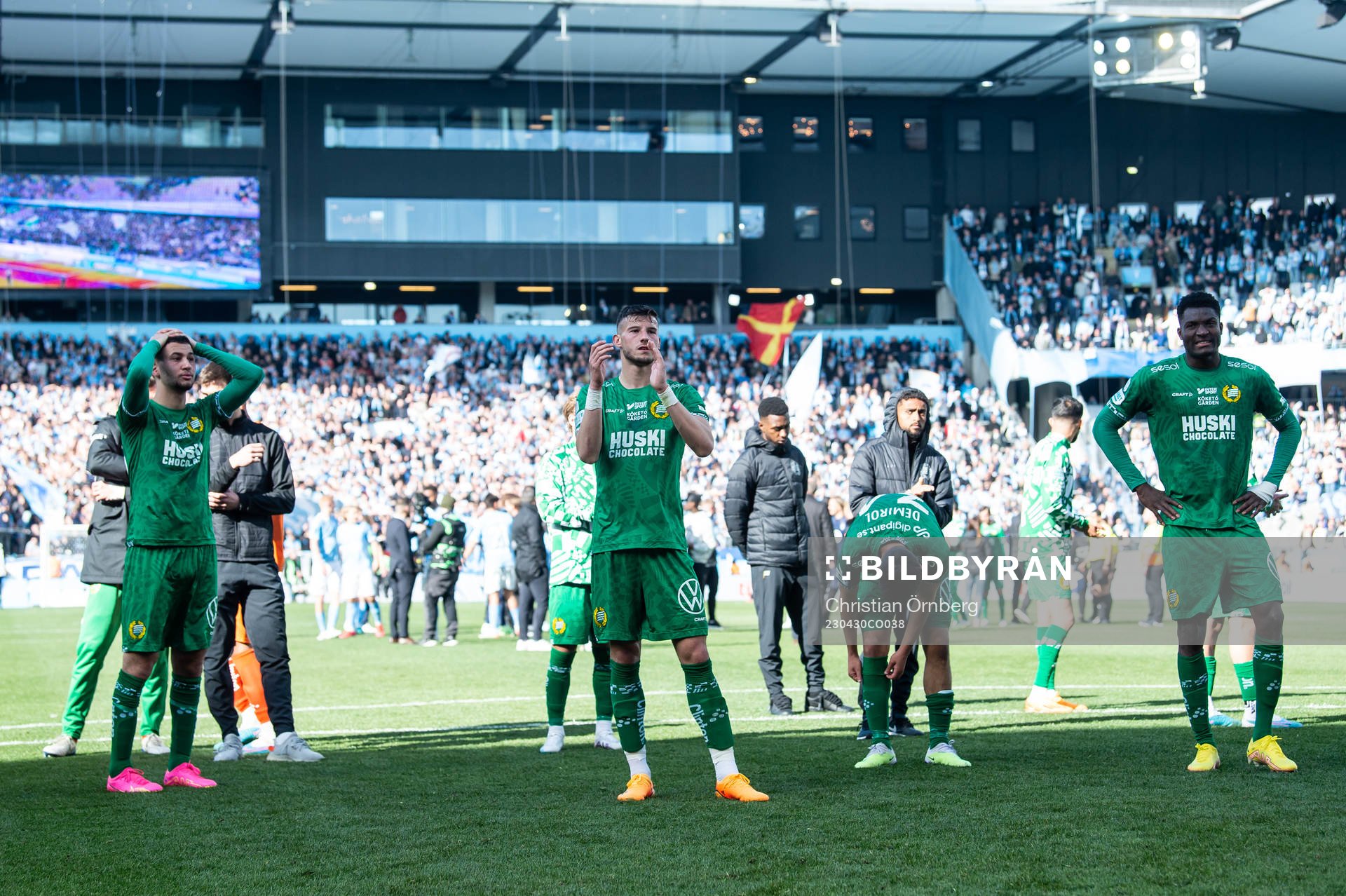 Hammarbys Abdelrahman Boudah Saidi och Viktor Djukanovic