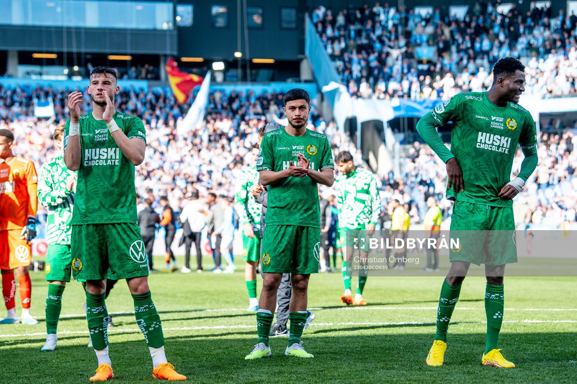 Hammarbys spelare deppar