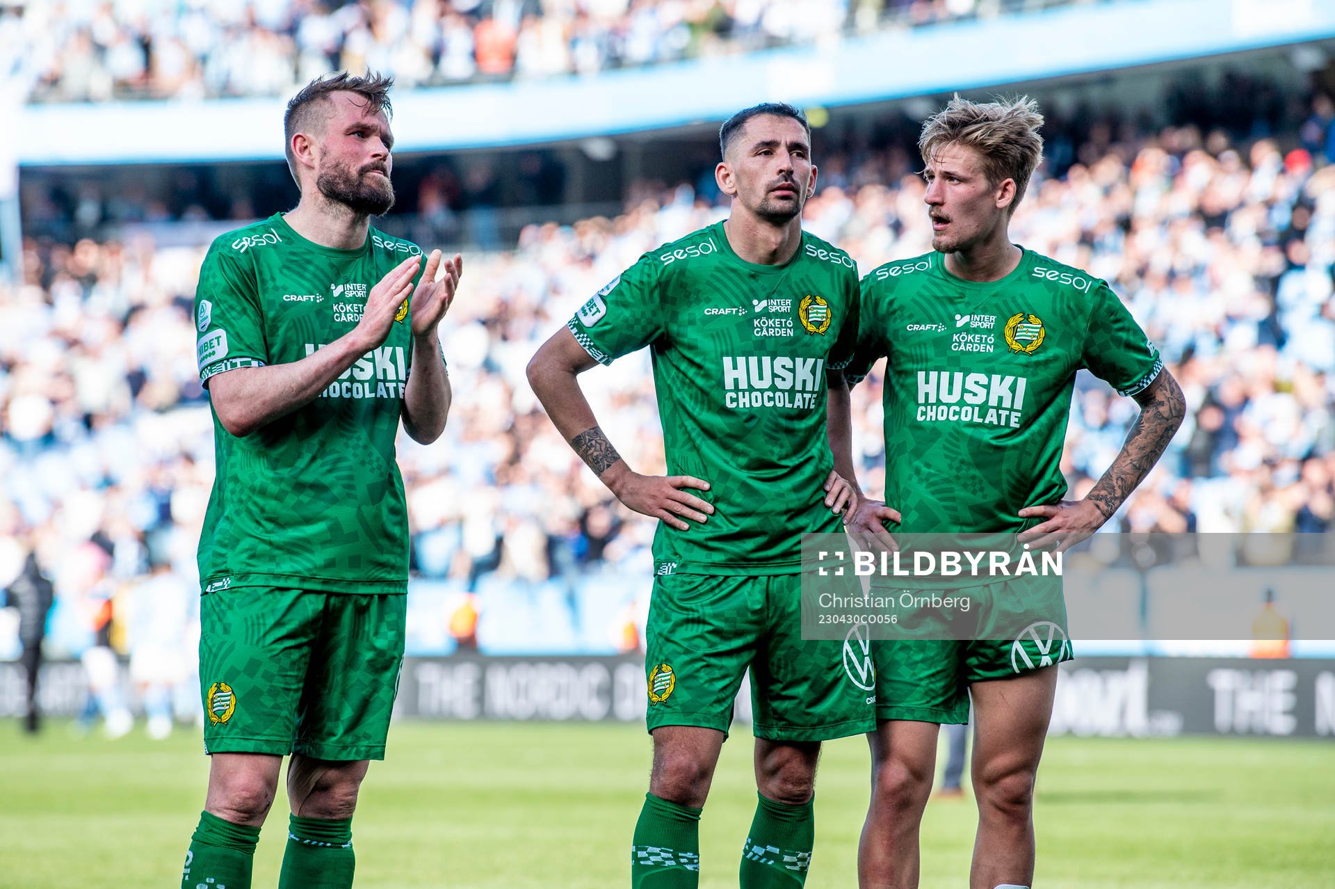 Hammarbys spelare deppar