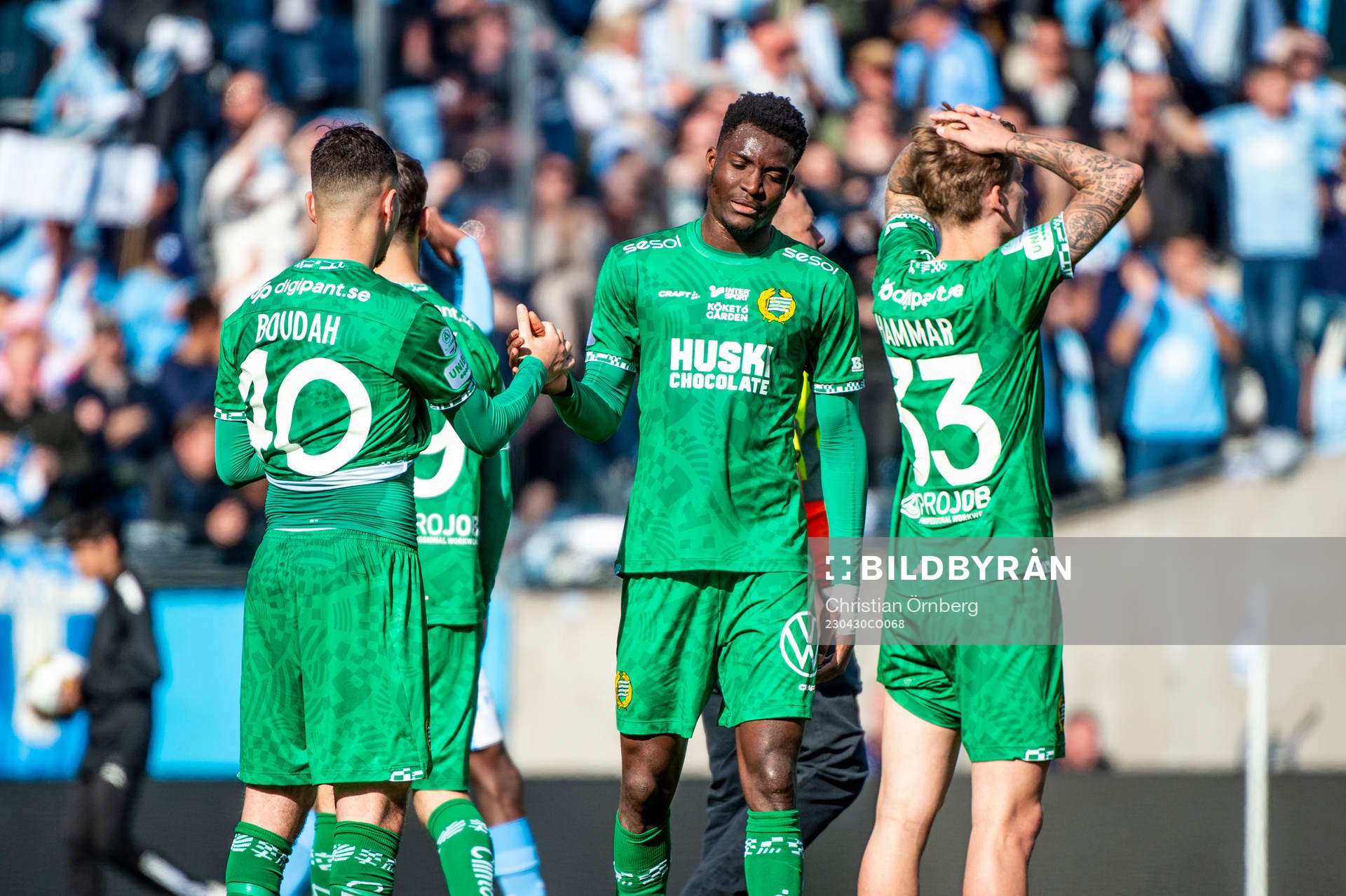 Hammarbys spelare deppar