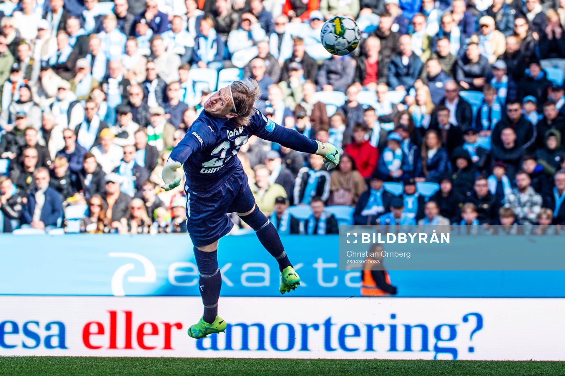 Malmö FFs målvakt Johan Dahlin