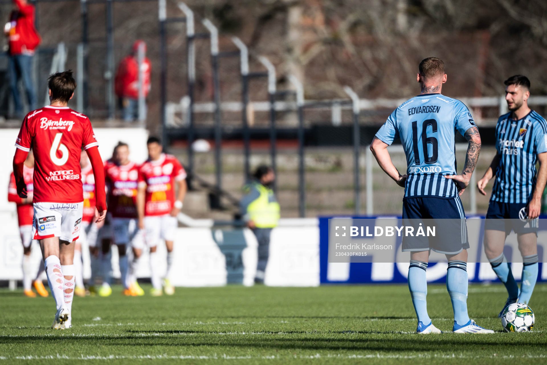 Djurgårdens Victor Edvardsen deppaer