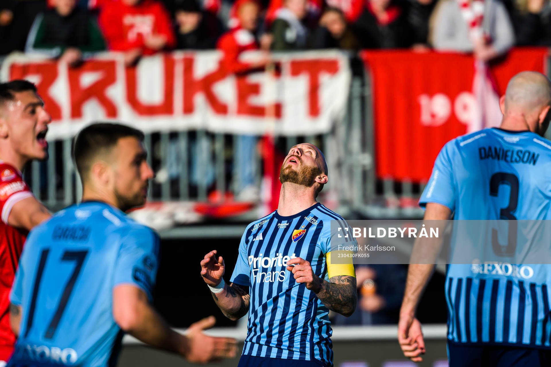 Djurgårdens Magnus Eriksson deppar