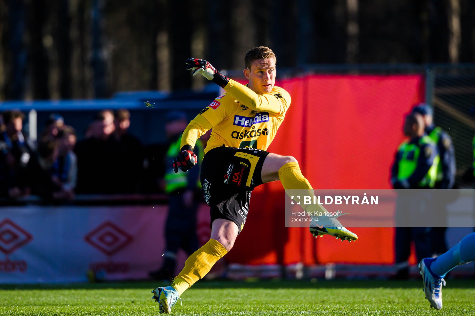 Degerfors målvakt Sondre Lovseth Rossbach