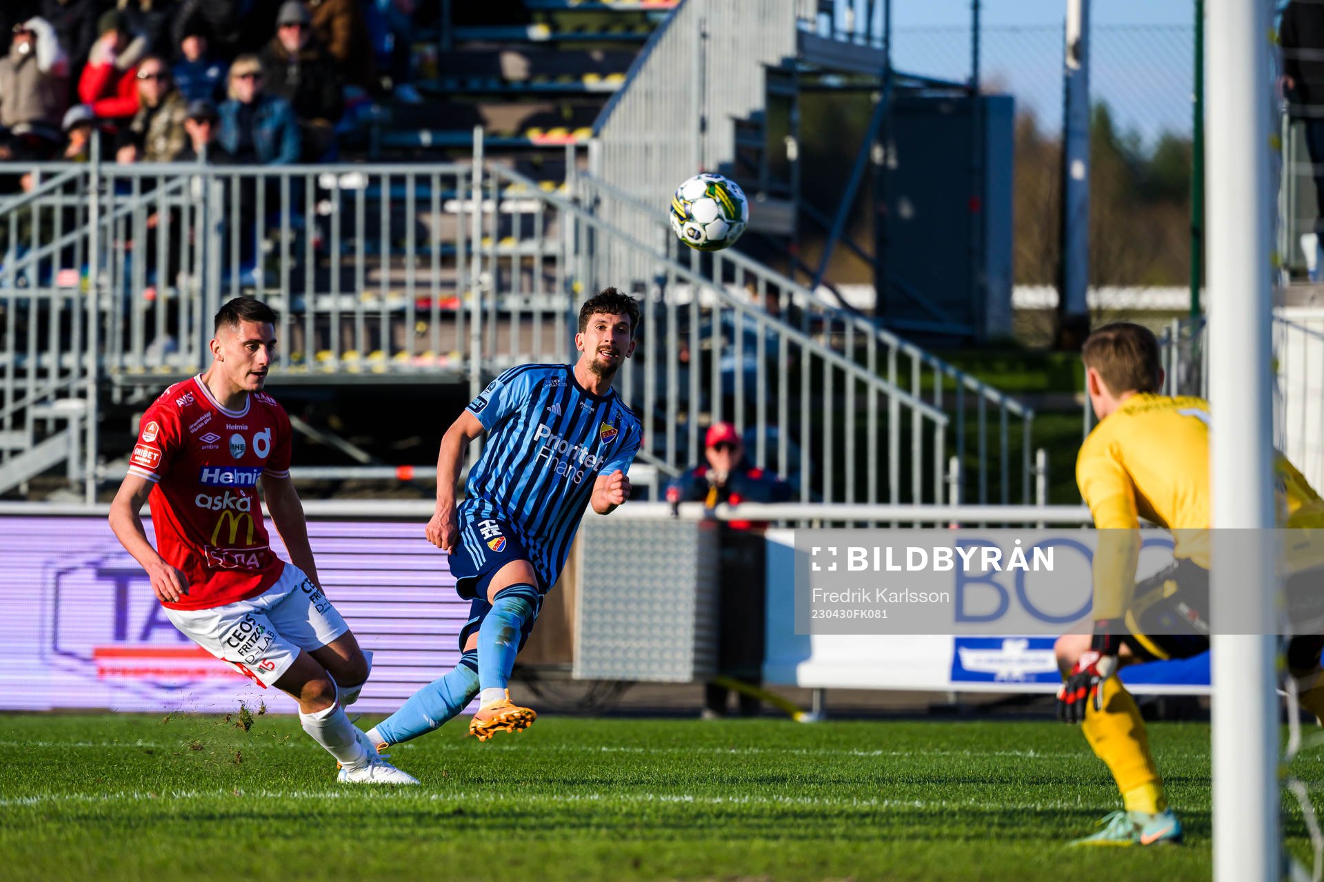 Degerfors Seid Korac och Djurgårdens Gustav Wikheim