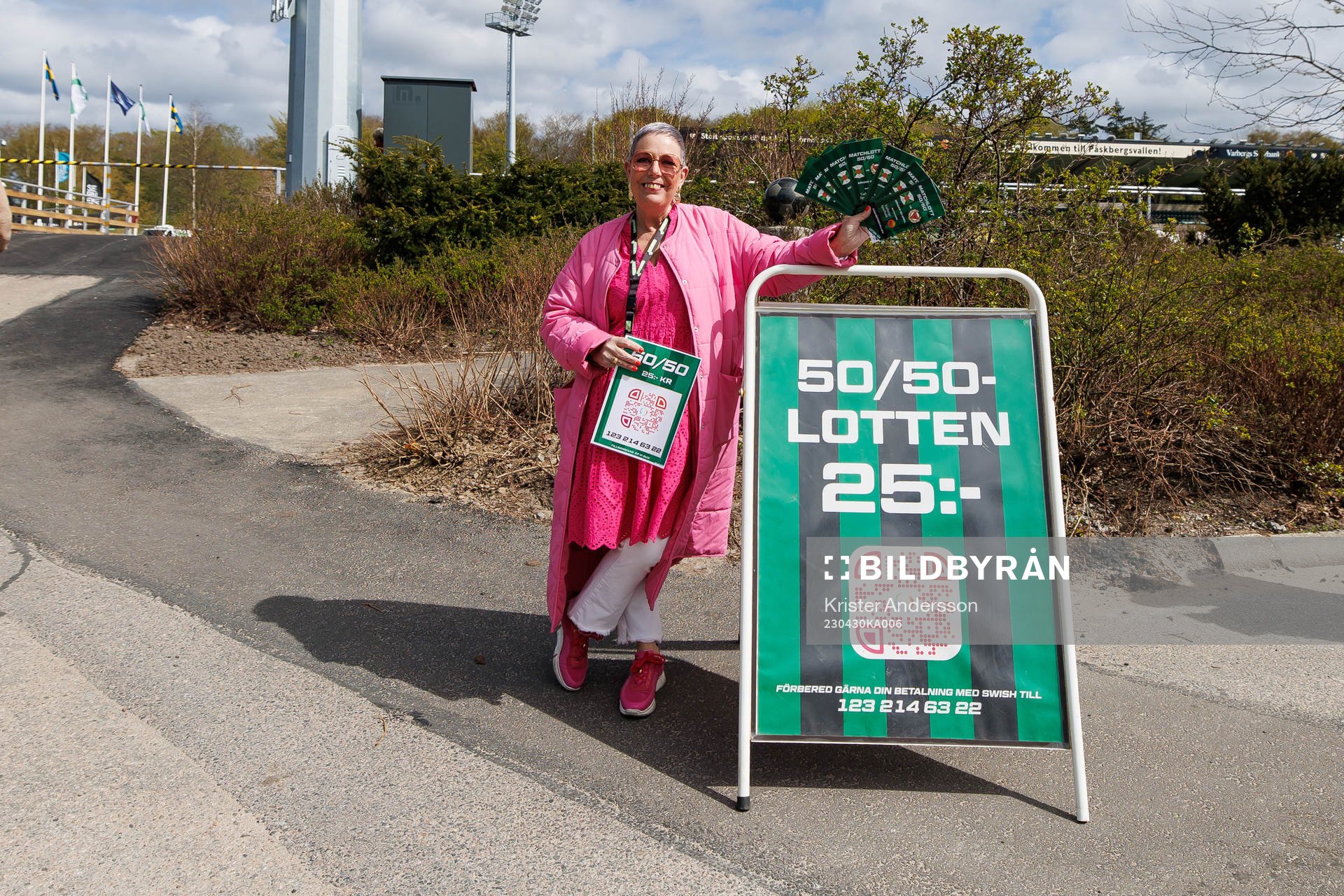 Försäljning av 50/50 lotter