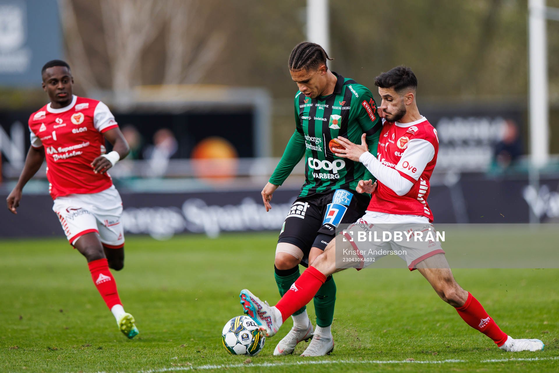Varbergs Maxime Anne Marie Sainte och Kalmars Noah Shamoun