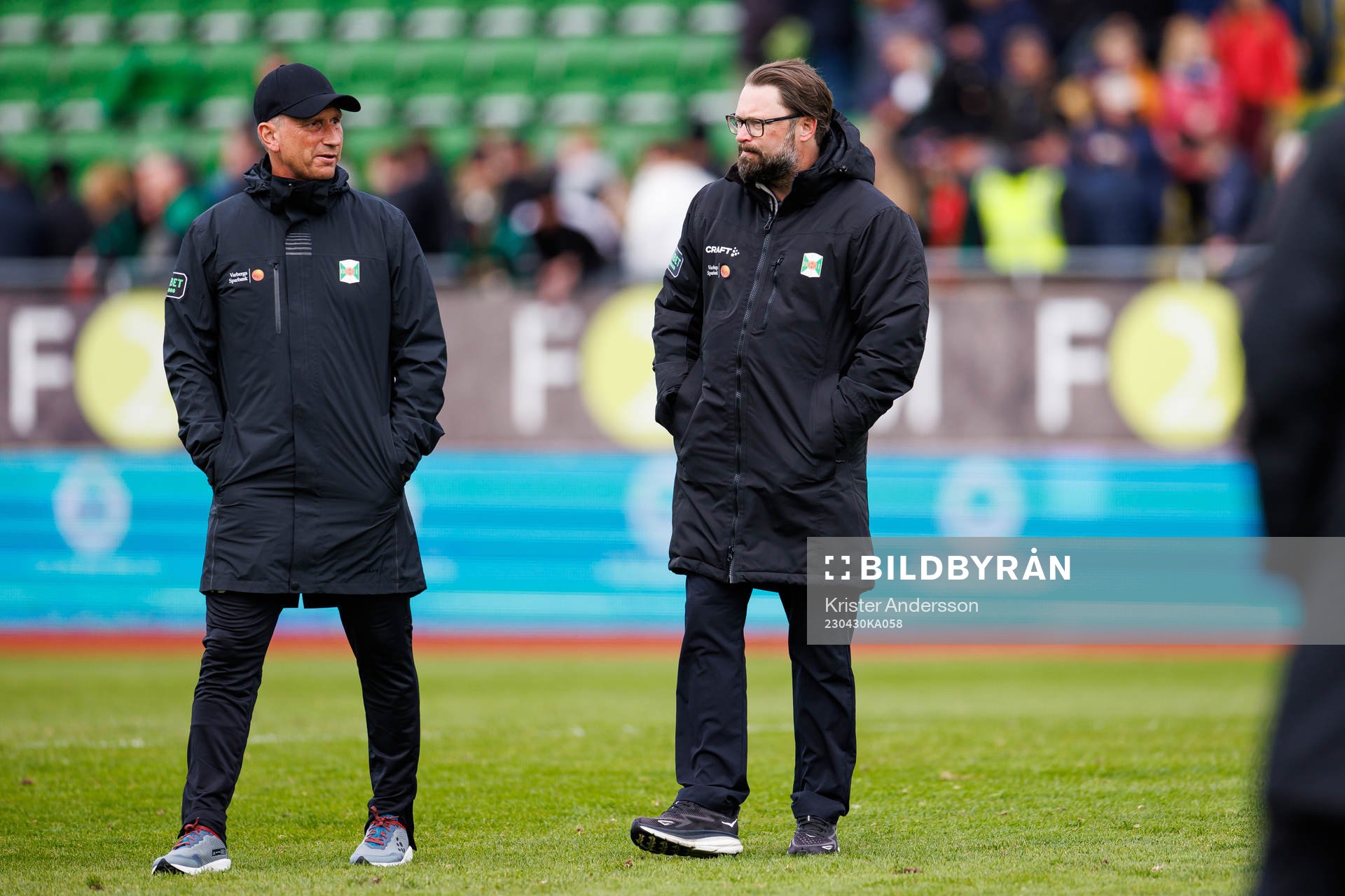 Varbergs assisterande tränare Fredrik Danielsson och