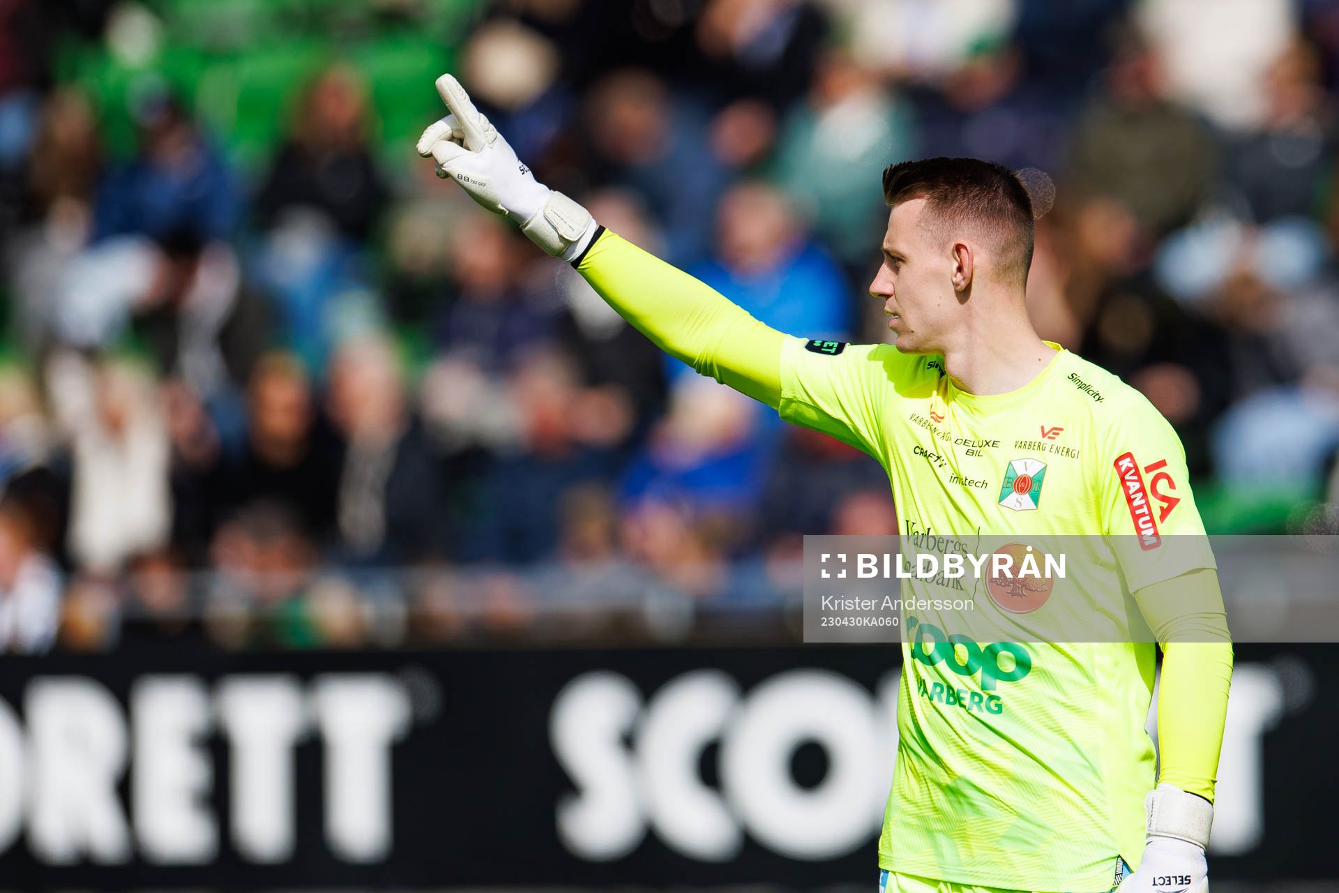 Varbergs målvakt David Olsson