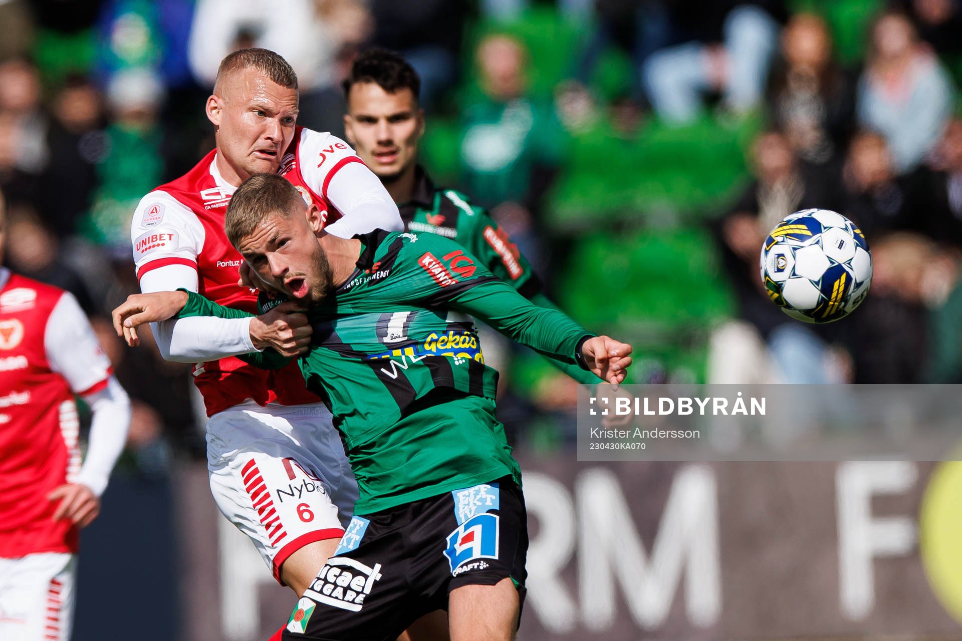 Kalmars Rasmus Sjöstedt och Varbergs Oliver Alfonsi
