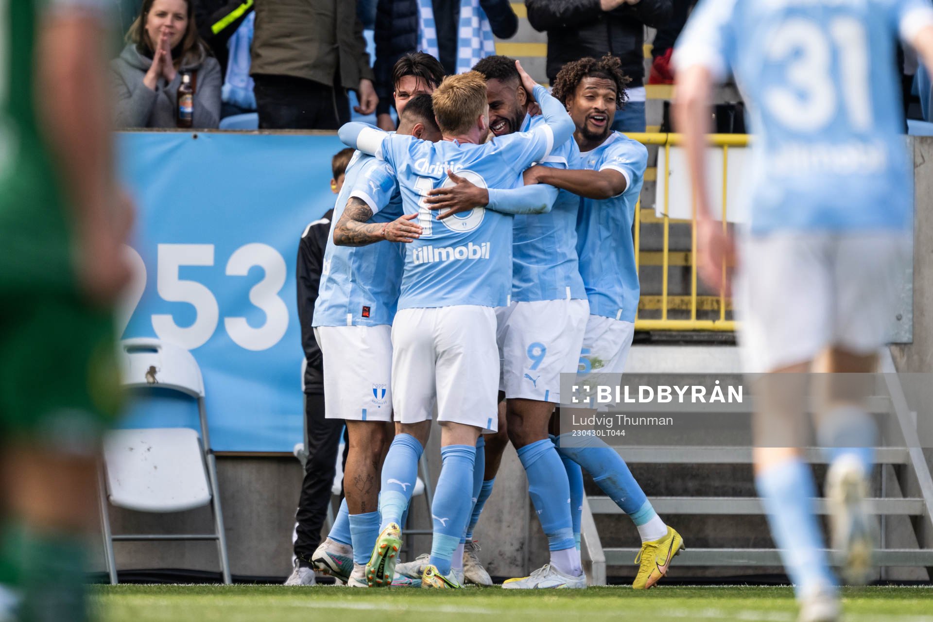 Malmö FFs Isaac Kiese Thelin jublar