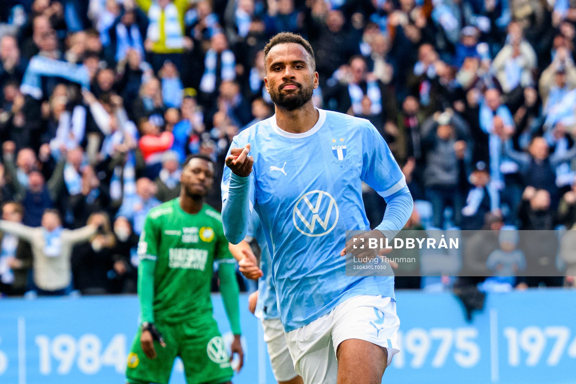 Malmö FFs Isaac Kiese Thelin jublar