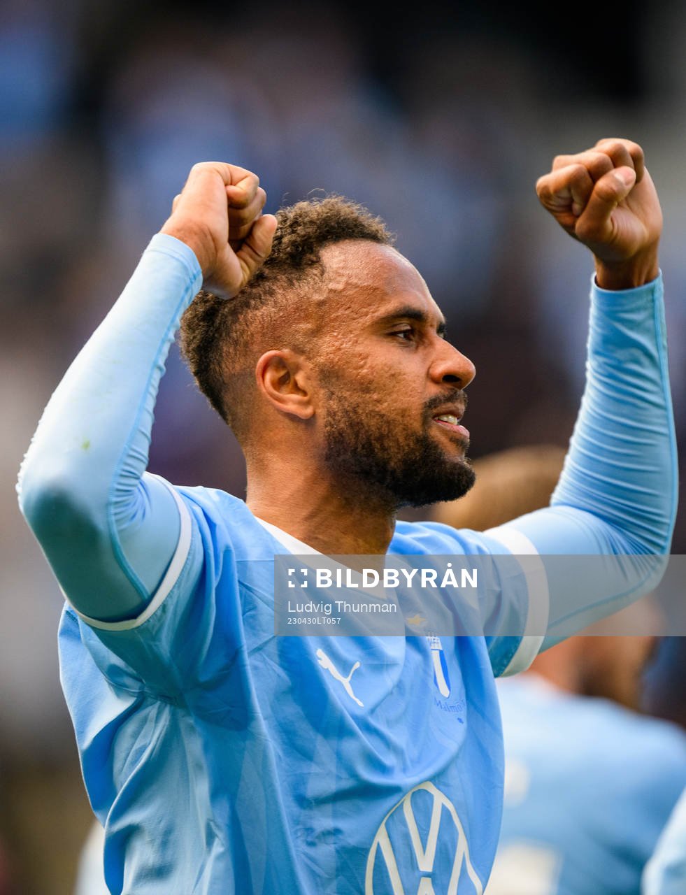 Malmö FFs Isaac Kiese Thelin jublar