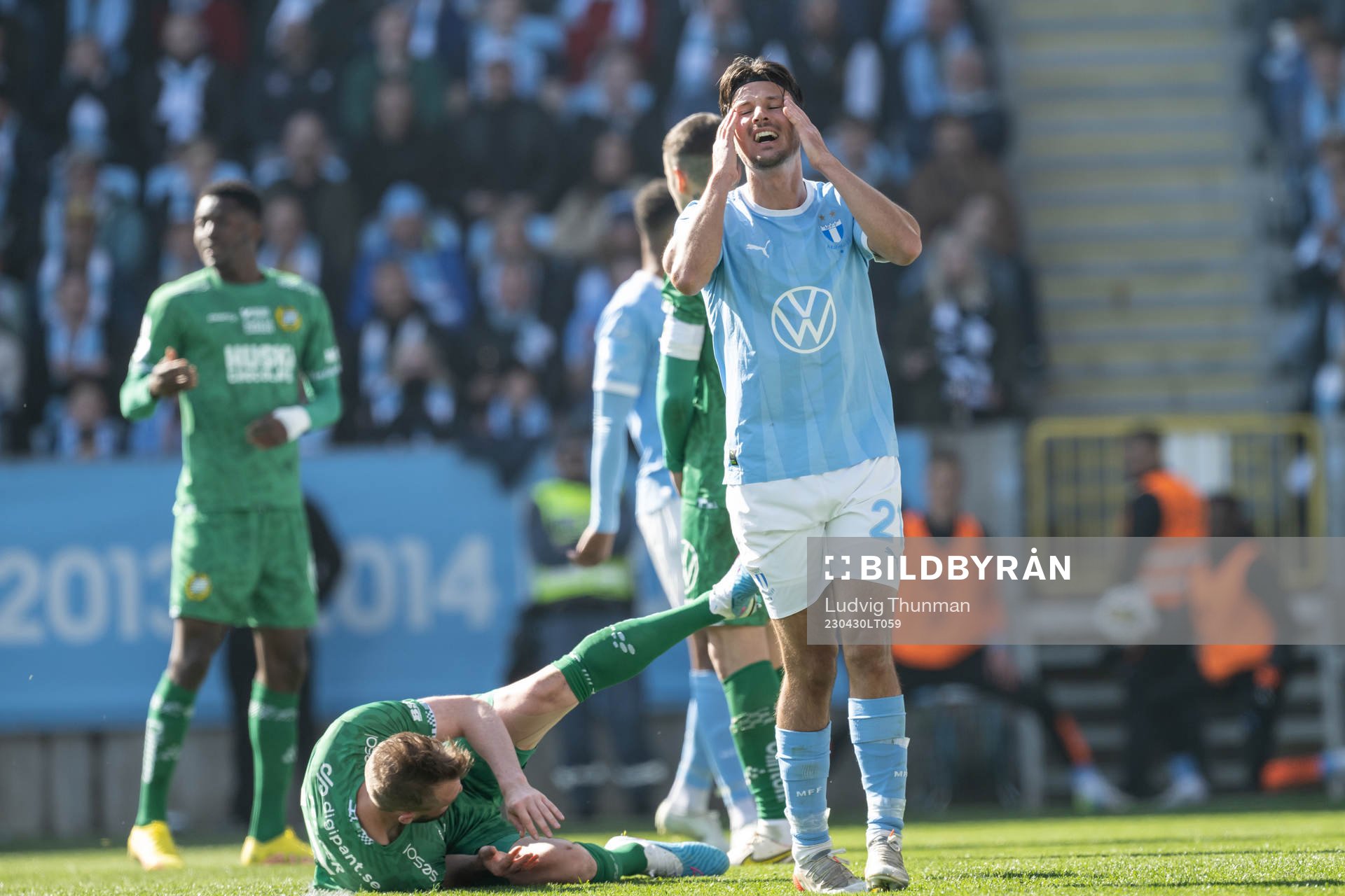 Malmö FFs Stefano Vecchia deppar
