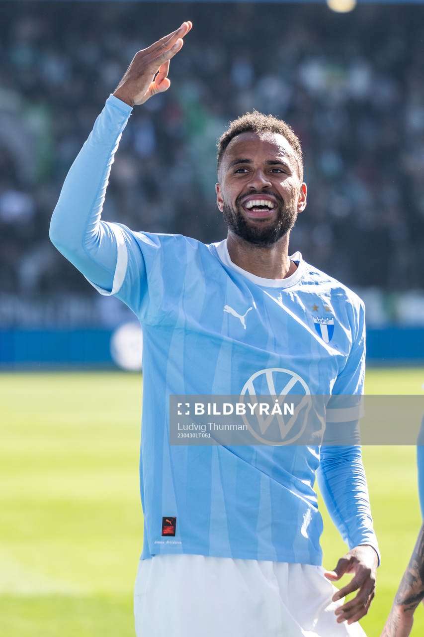Malmö FFs Isaac Kiese Thelin jublar