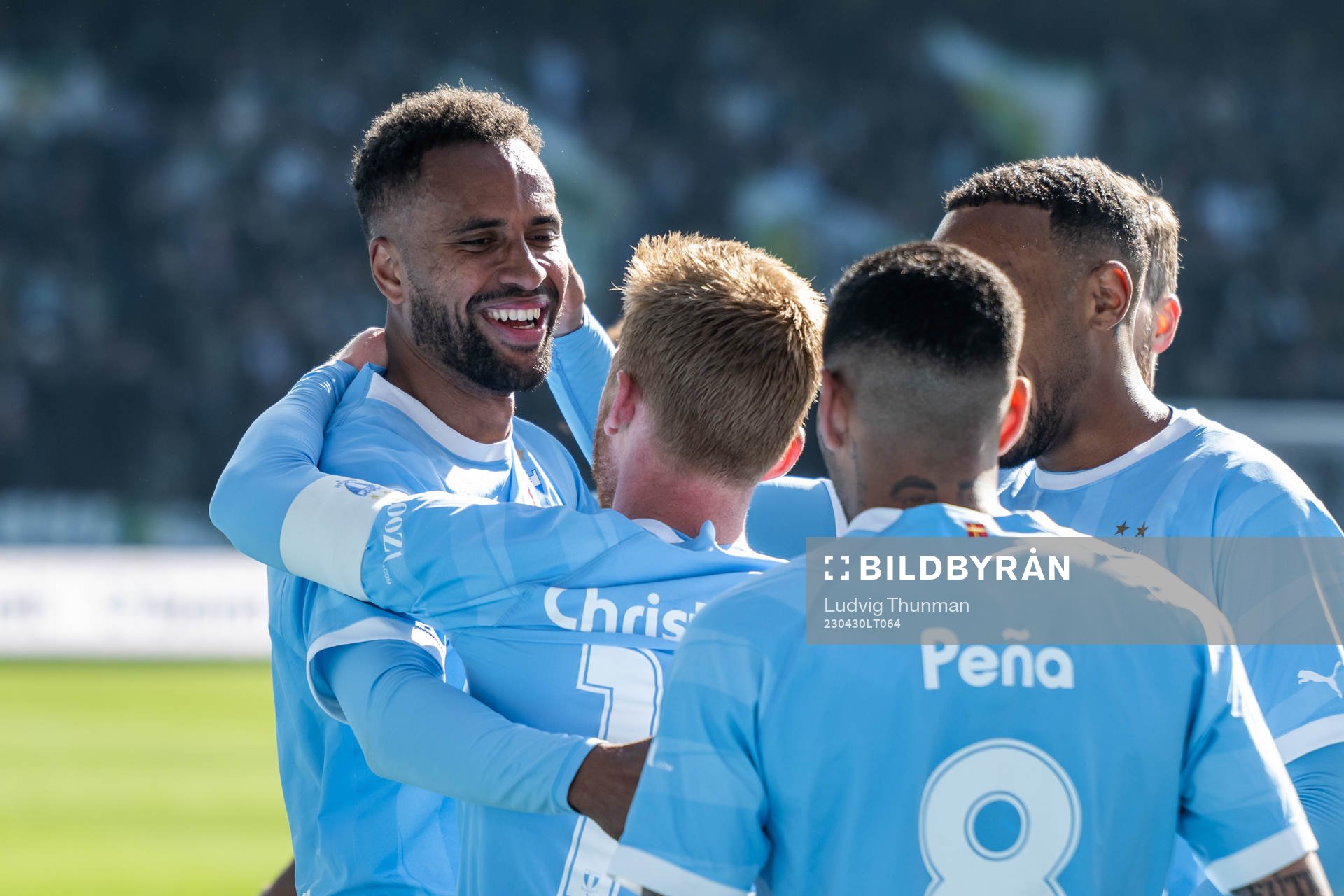 Malmö FFs Isaac Kiese Thelin jublar