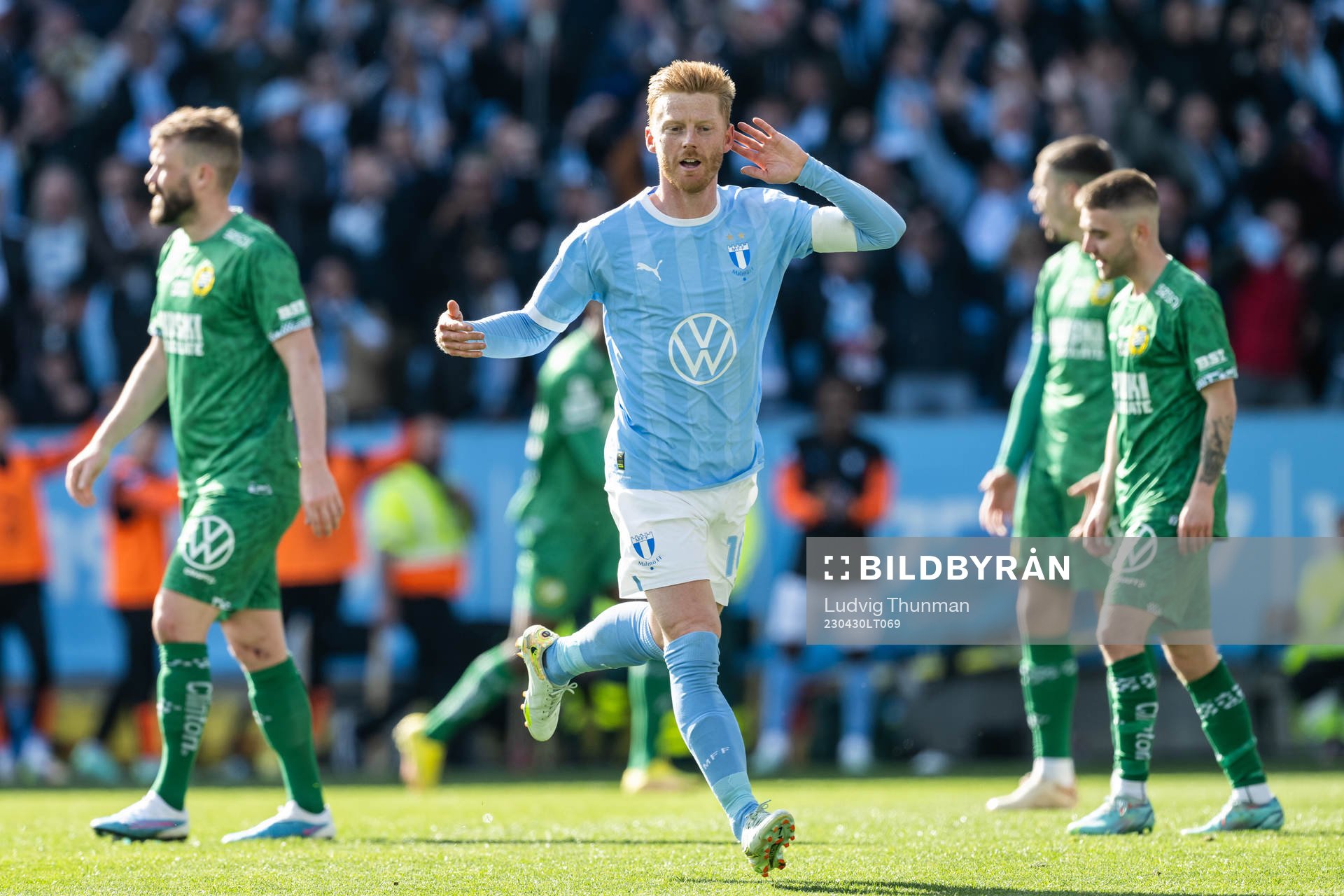 Malmö FFs Anders Christiansen jublar