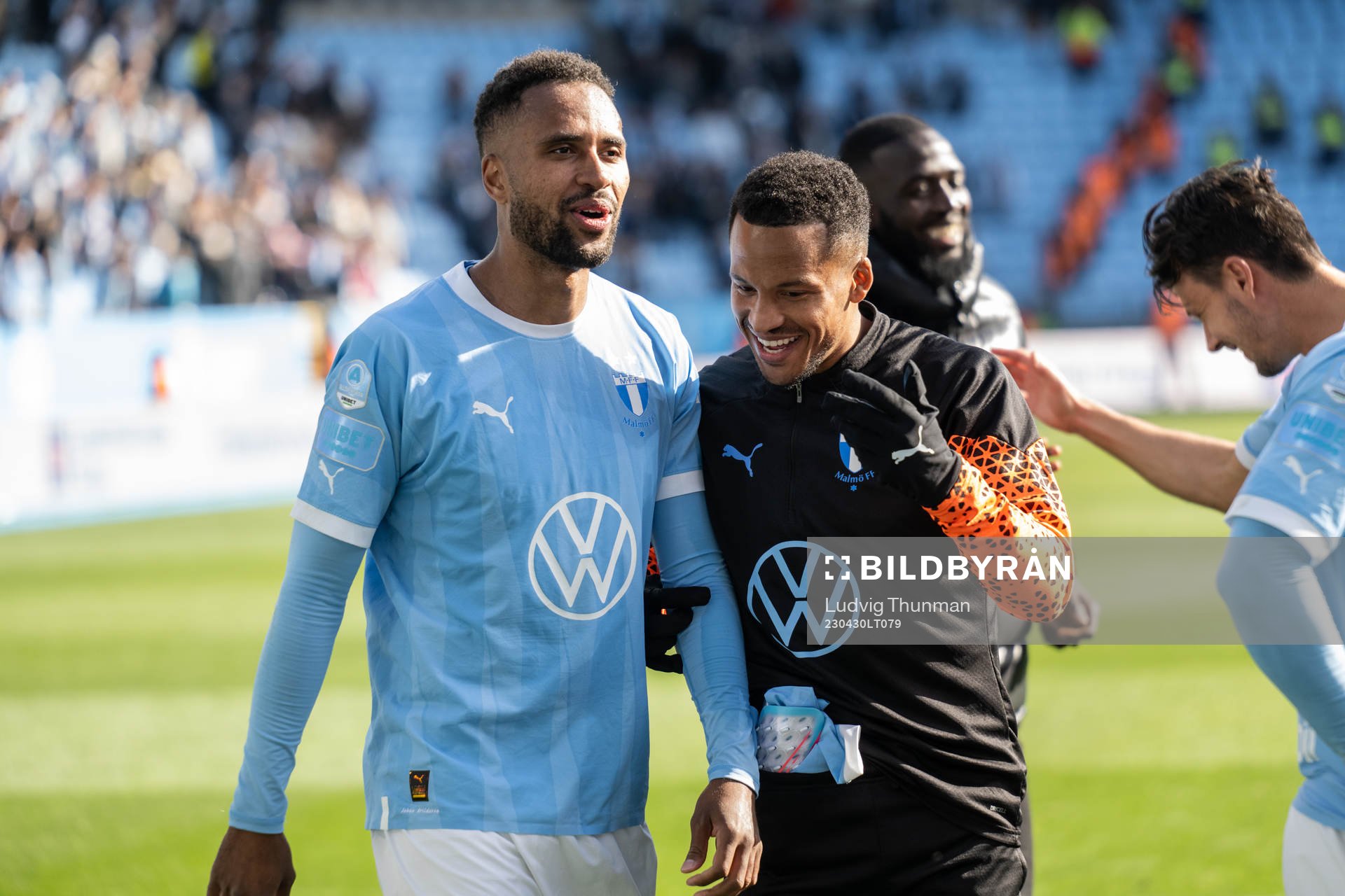 Malmö FFs Isaac Kiese Thelin och Martin Olsson