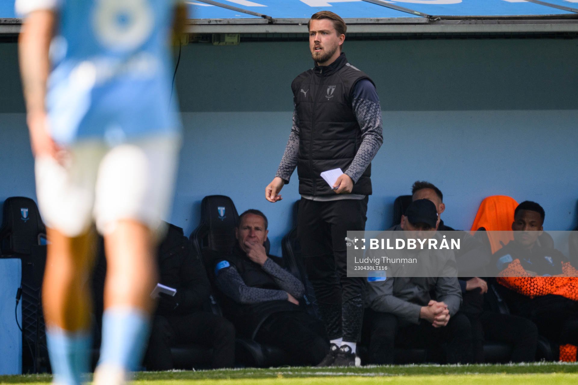 Malmö FFs assisterande tränare Theodor Olsson