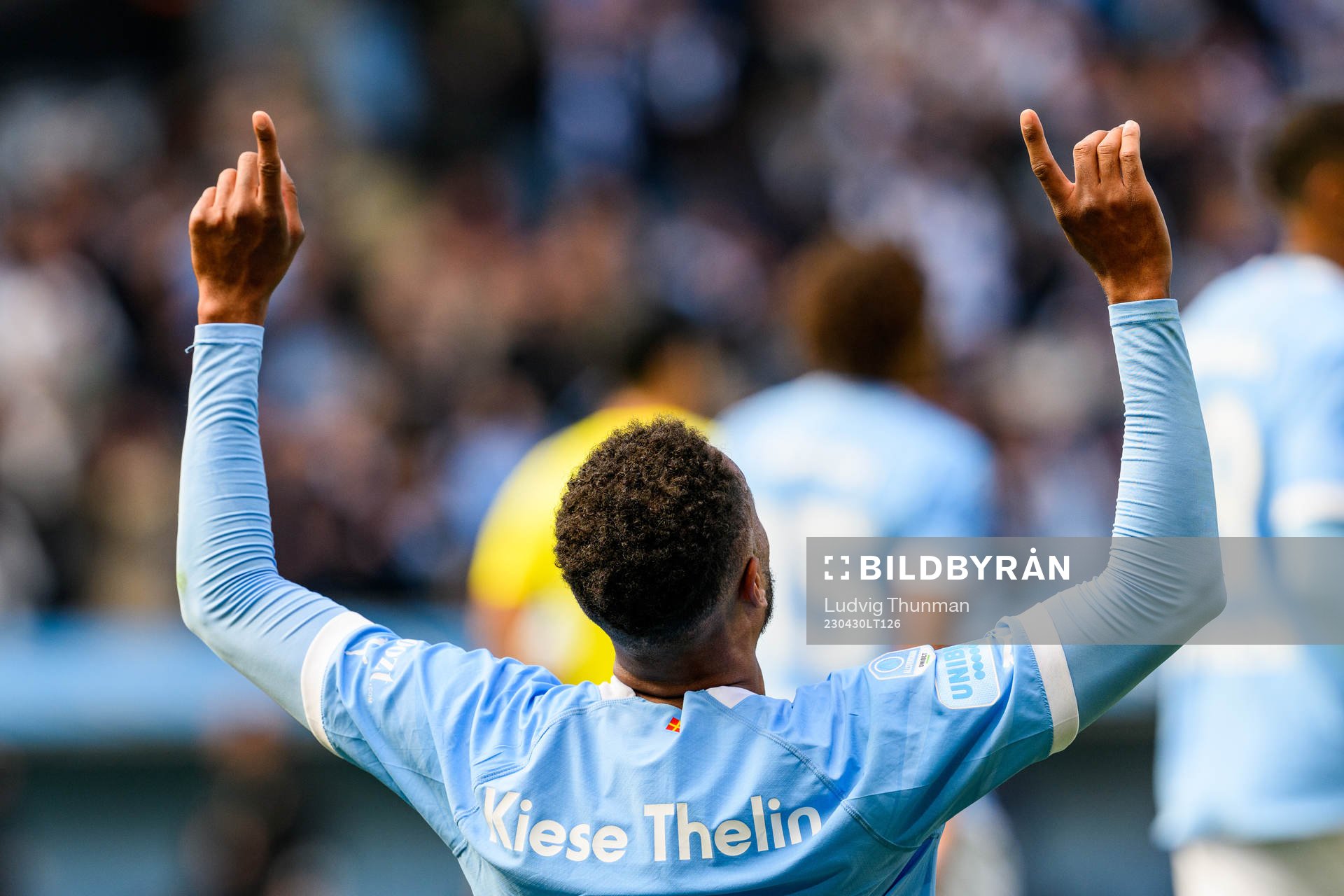 Malmö FFs Isaac Kiese Thelin jublar